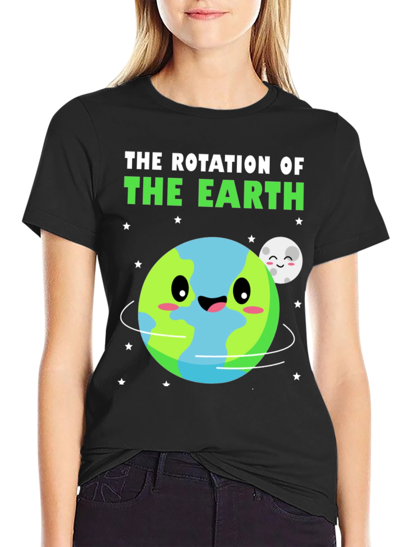 Earth Rotation Graphic T-Shirt