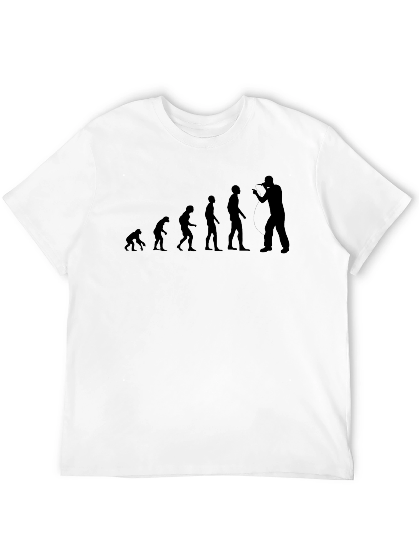 Evolution of Rapper Black T-Shirt