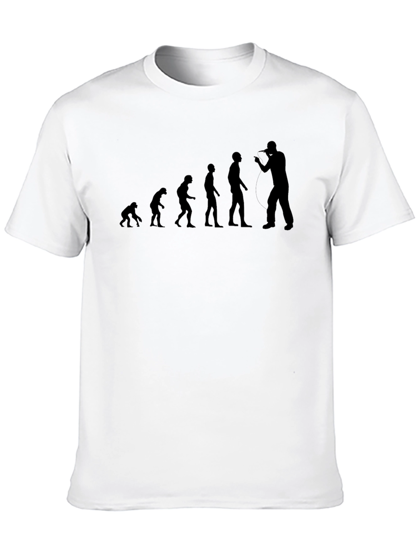 Evolution of Rapper Black T-Shirt