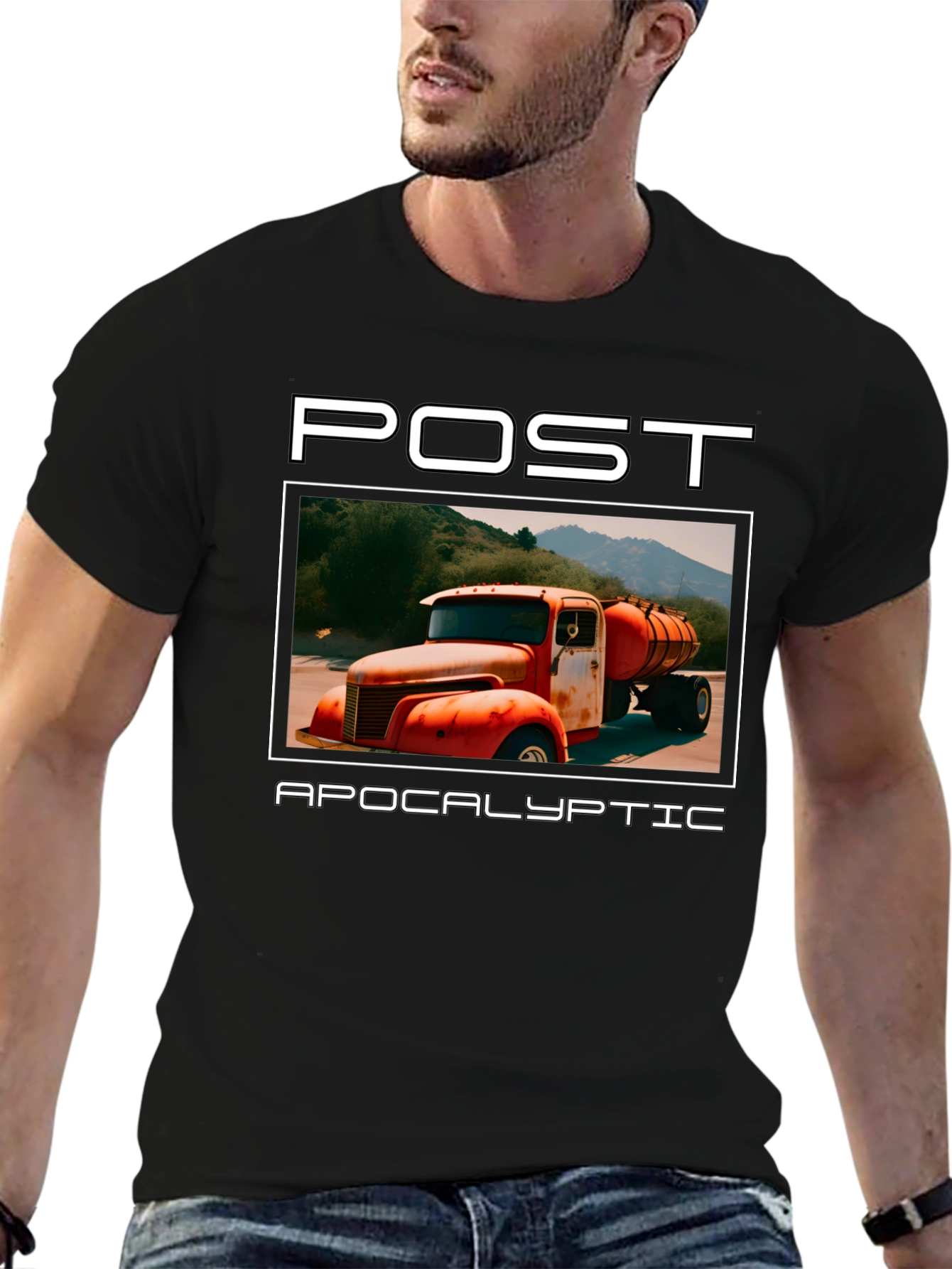 Post Apocalyptic Truck Graphic T-Shirt