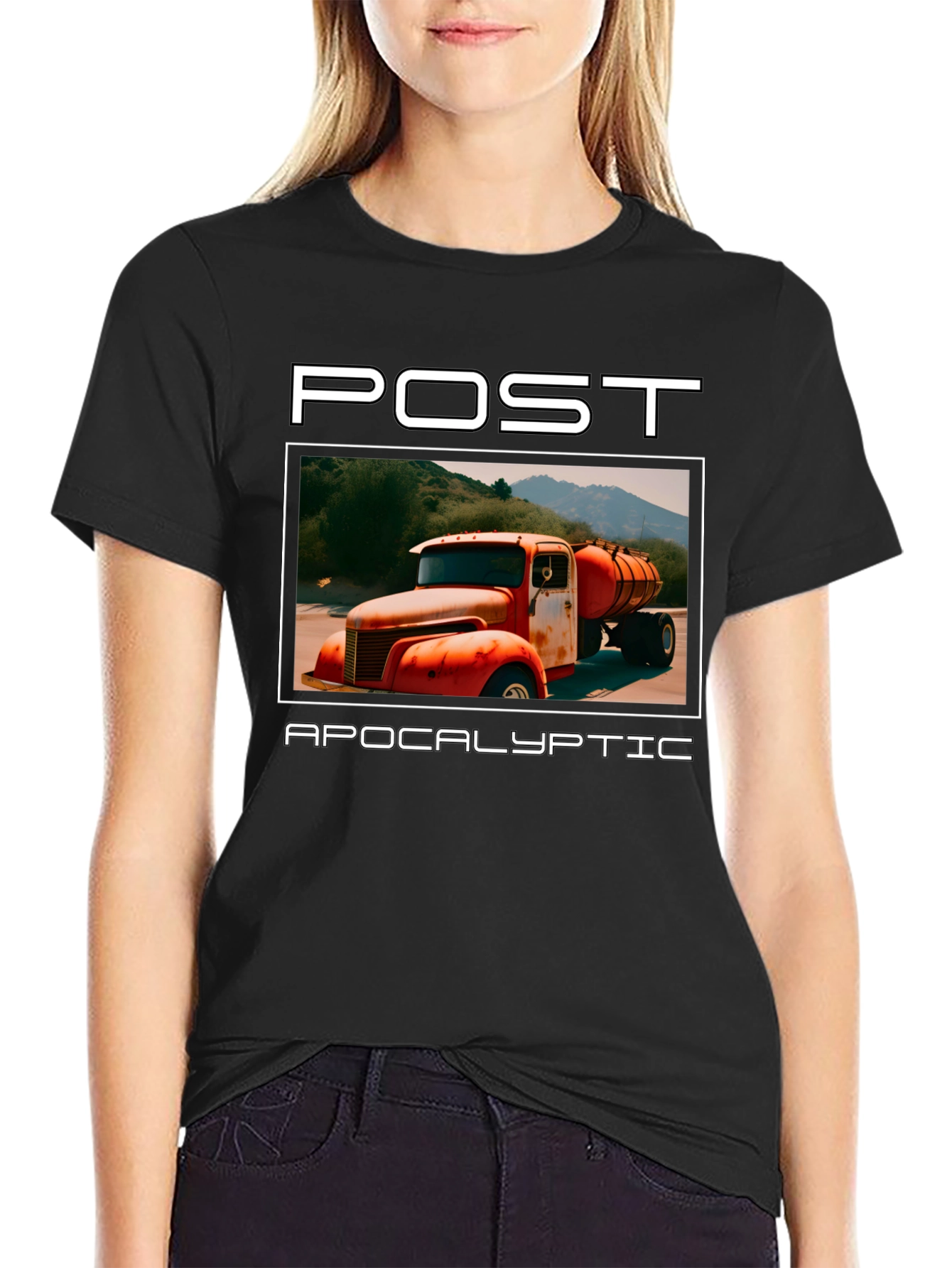 Post Apocalyptic Truck Graphic T-Shirt