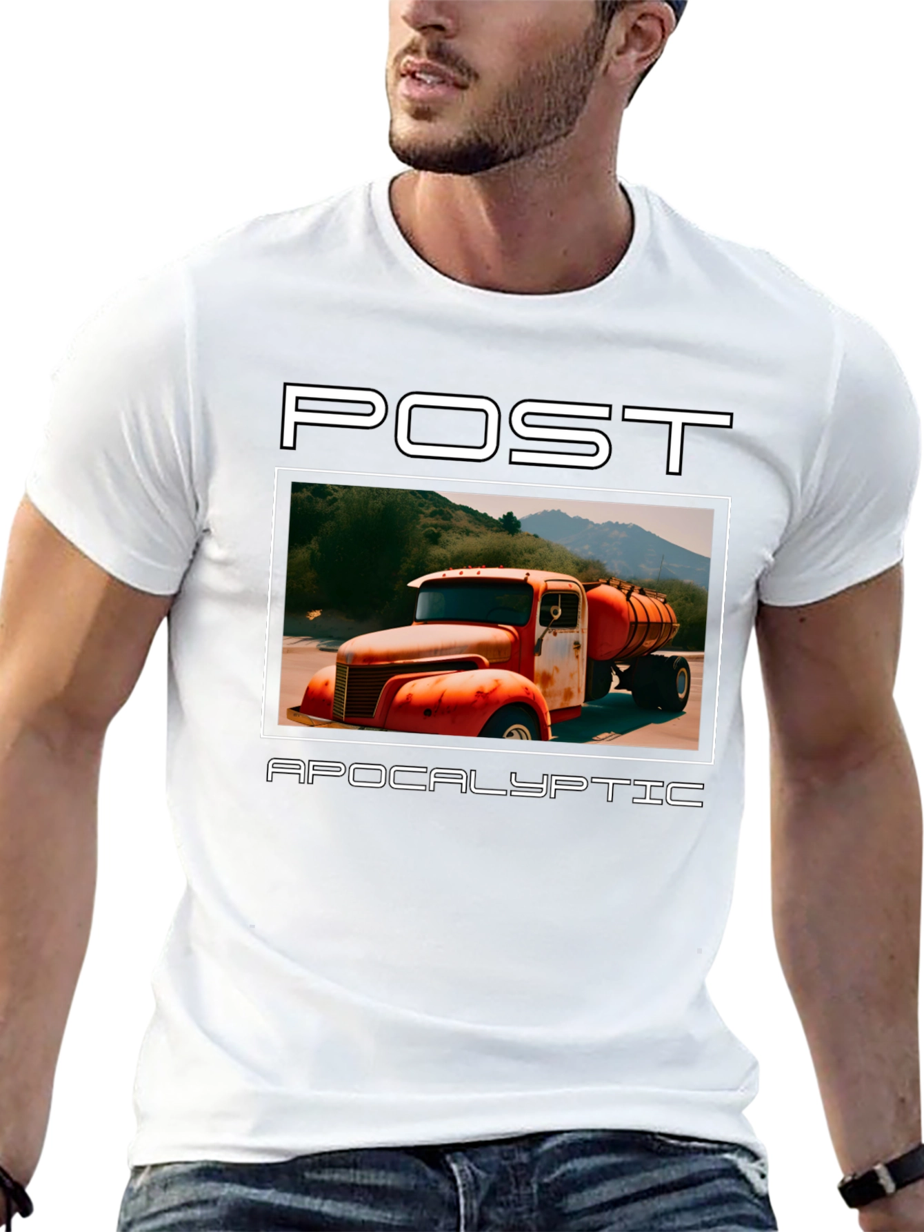 Post Apocalyptic Truck Graphic T-Shirt