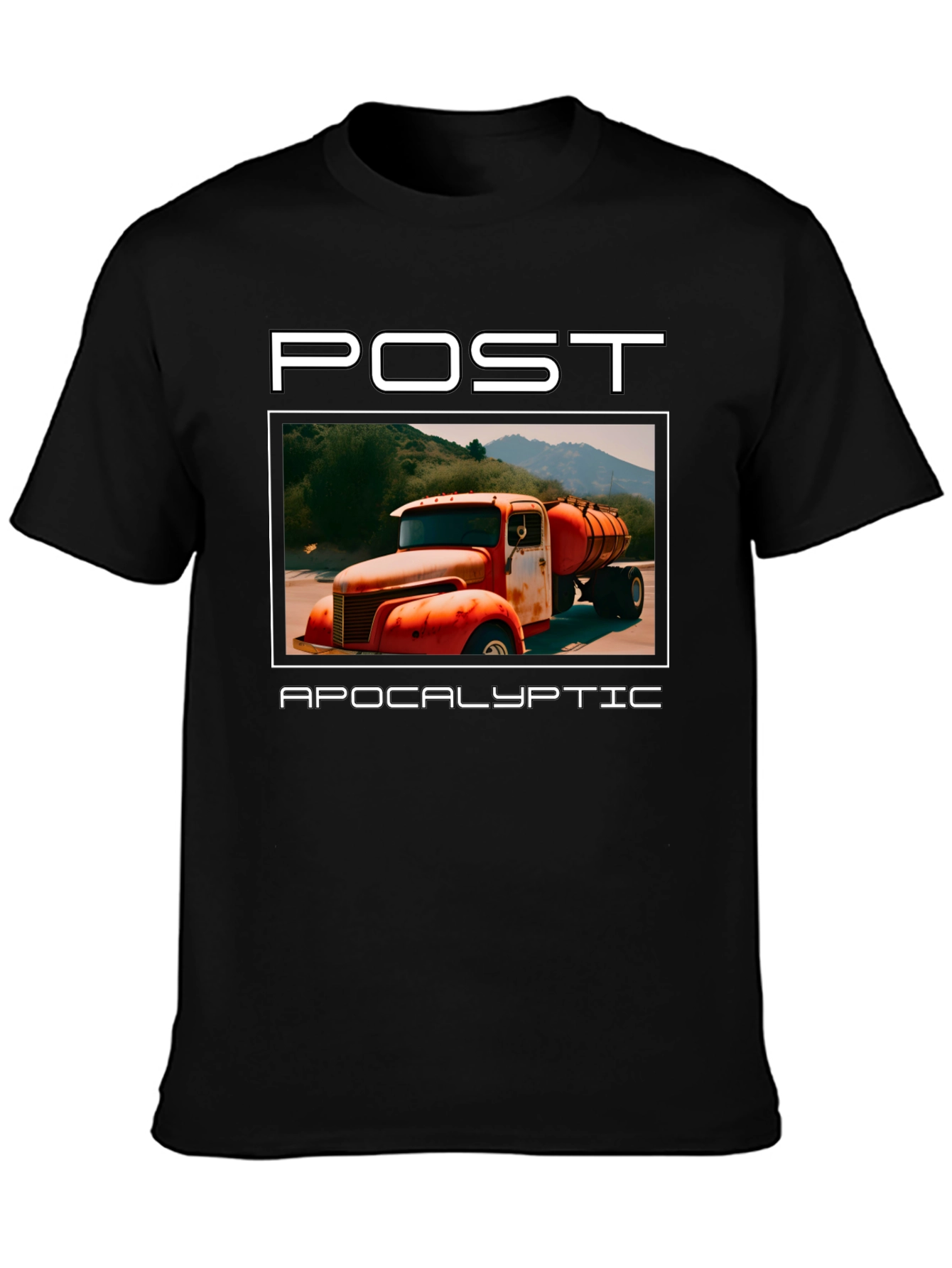 Post Apocalyptic Truck Graphic T-Shirt