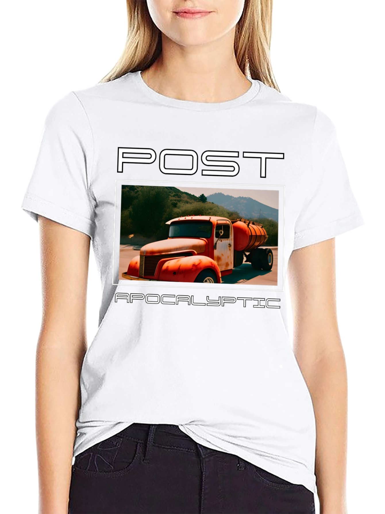 Post Apocalyptic Truck Graphic T-Shirt