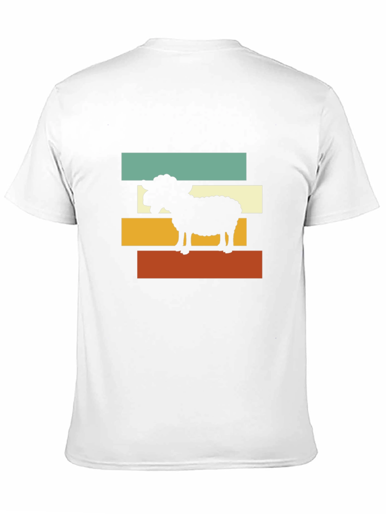 Retro Sheep Graphic Tee - Farm Animal Lover Shirt