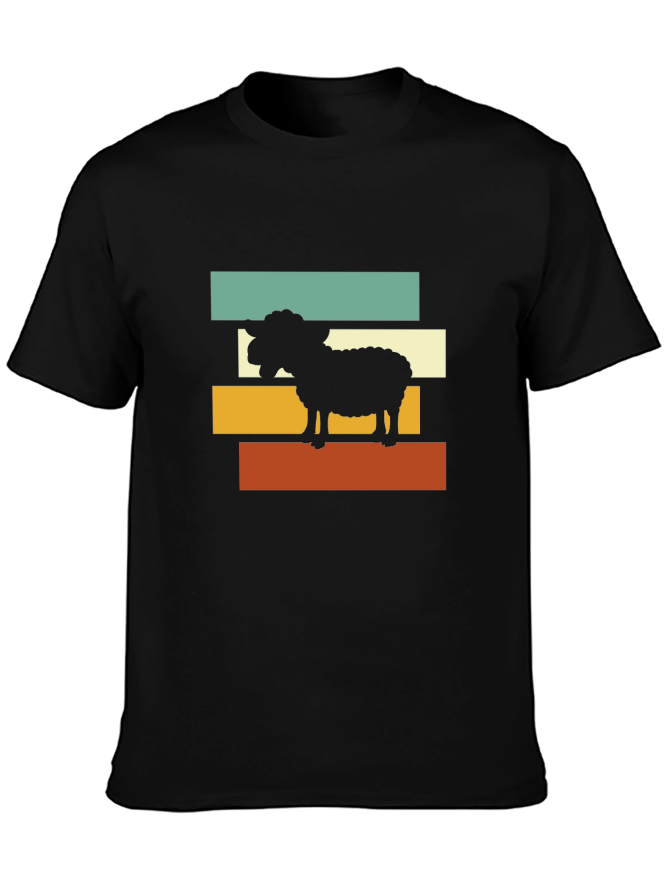 Retro Sheep Graphic Tee - Farm Animal Lover Shirt