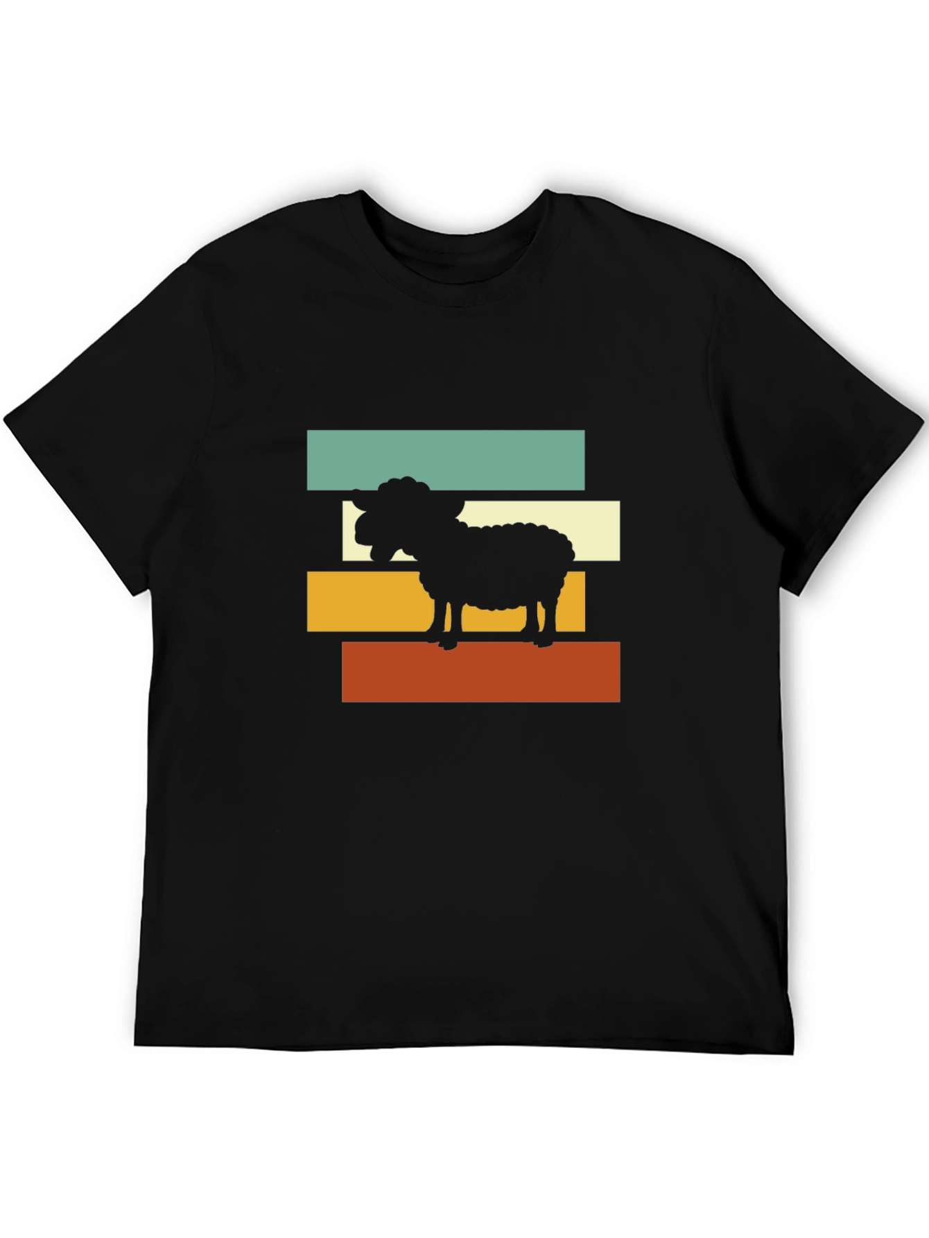 Retro Sheep Graphic Tee - Farm Animal Lover Shirt