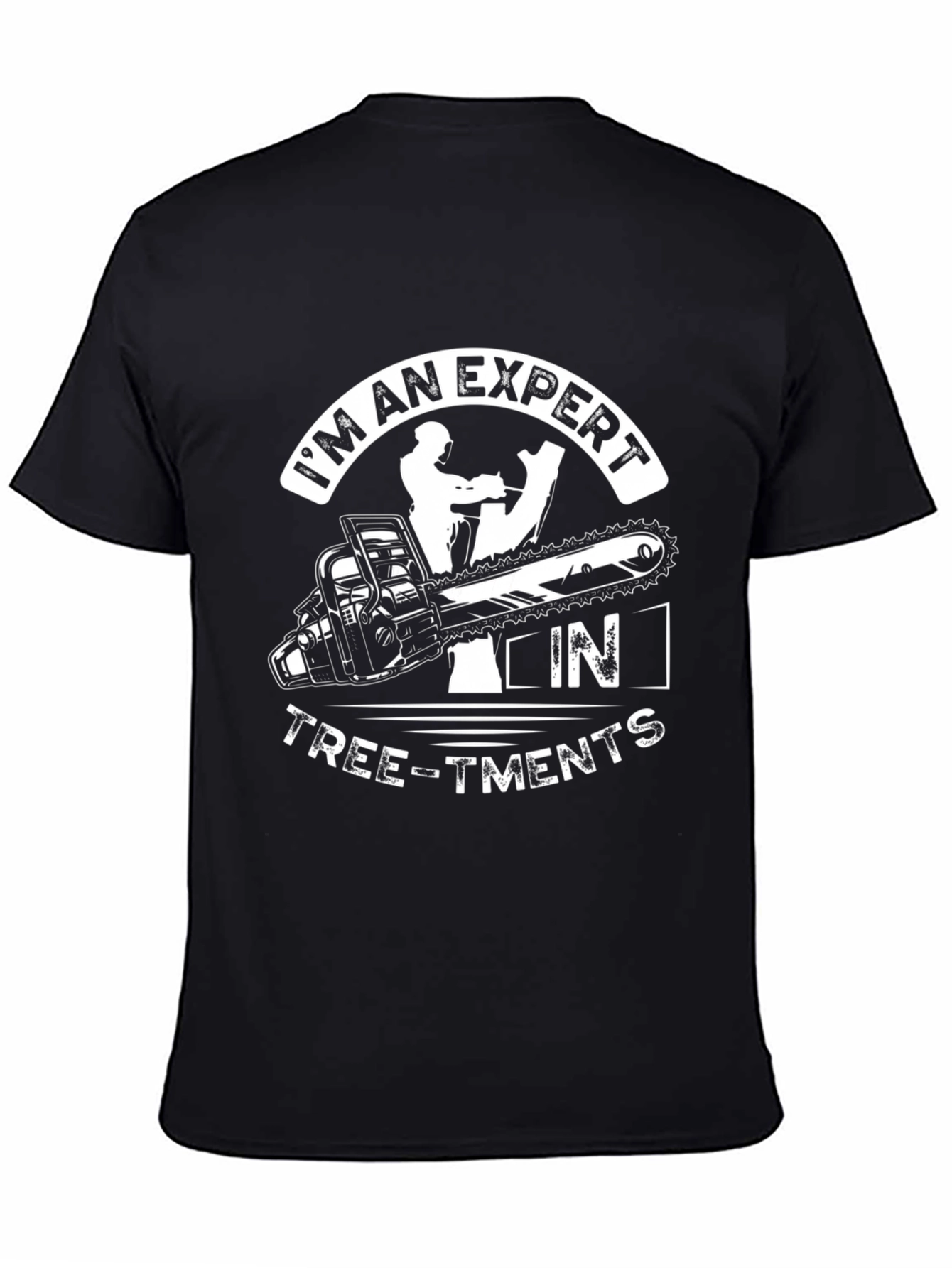 Expert Tree-tments Black Graphic T-Shirt