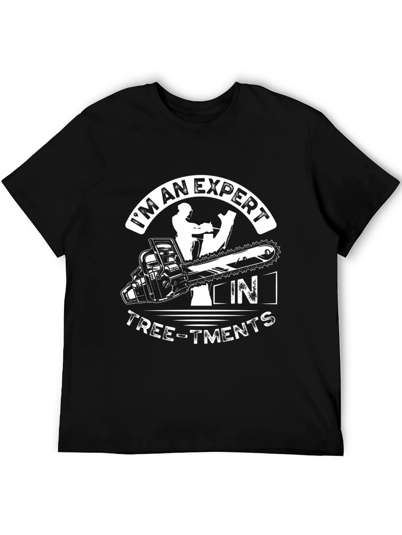 Expert Tree-tments Black Graphic T-Shirt