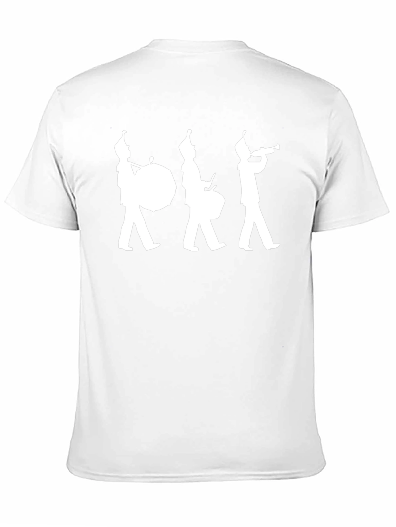 Marching Band Graphic Tee - Black Cotton T-Shirt