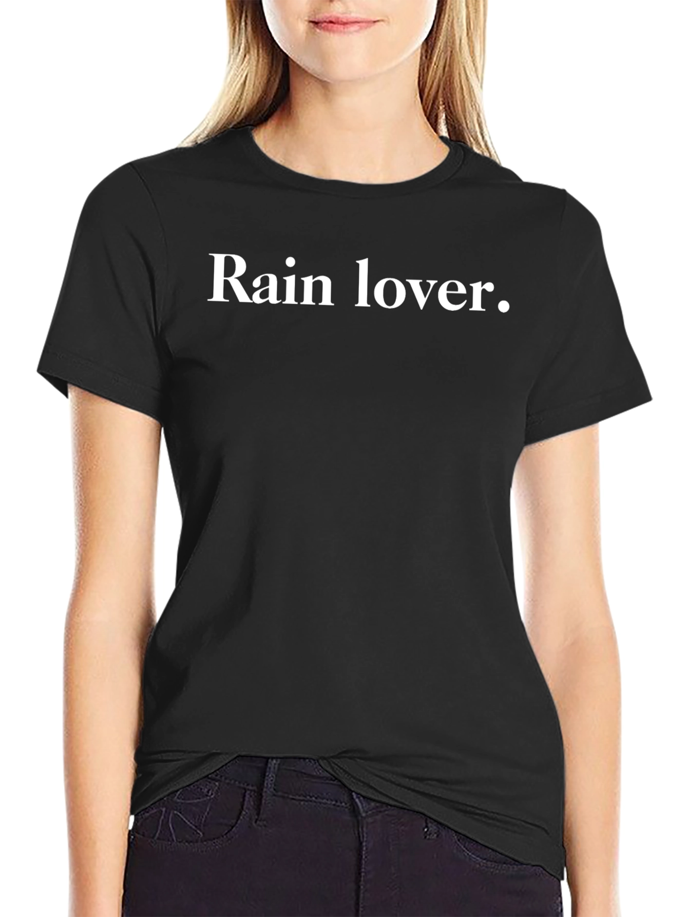 Rain Lover Black T-Shirt