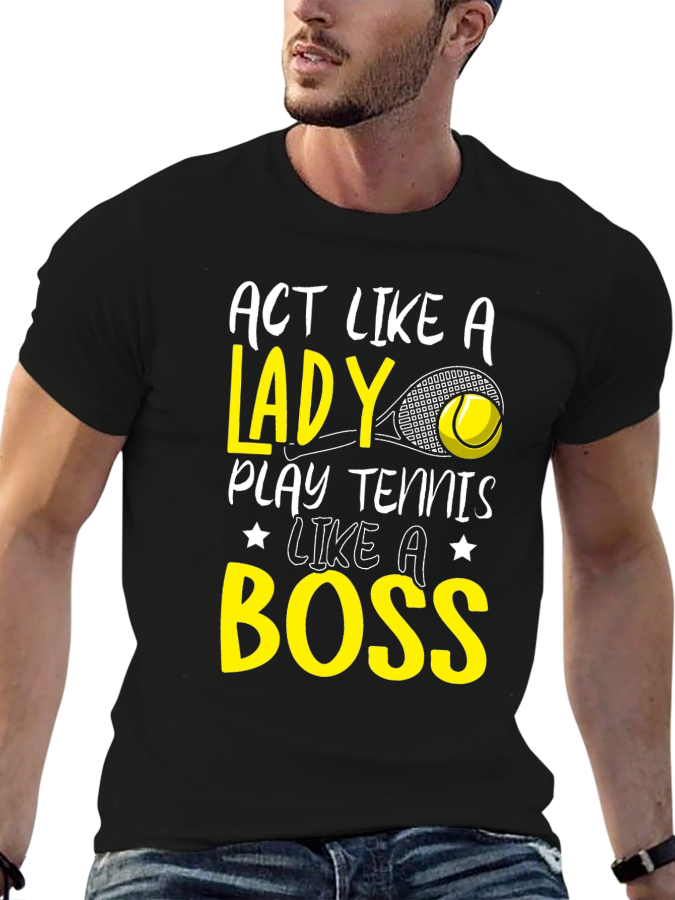Tennis Boss Graphic T-Shirt