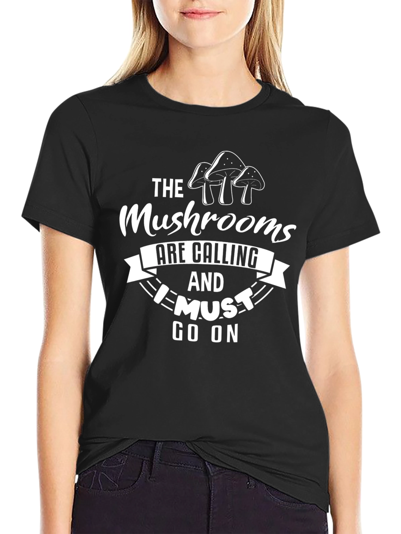 Mushroom Calling T-Shirt: Nature Adventure Tee