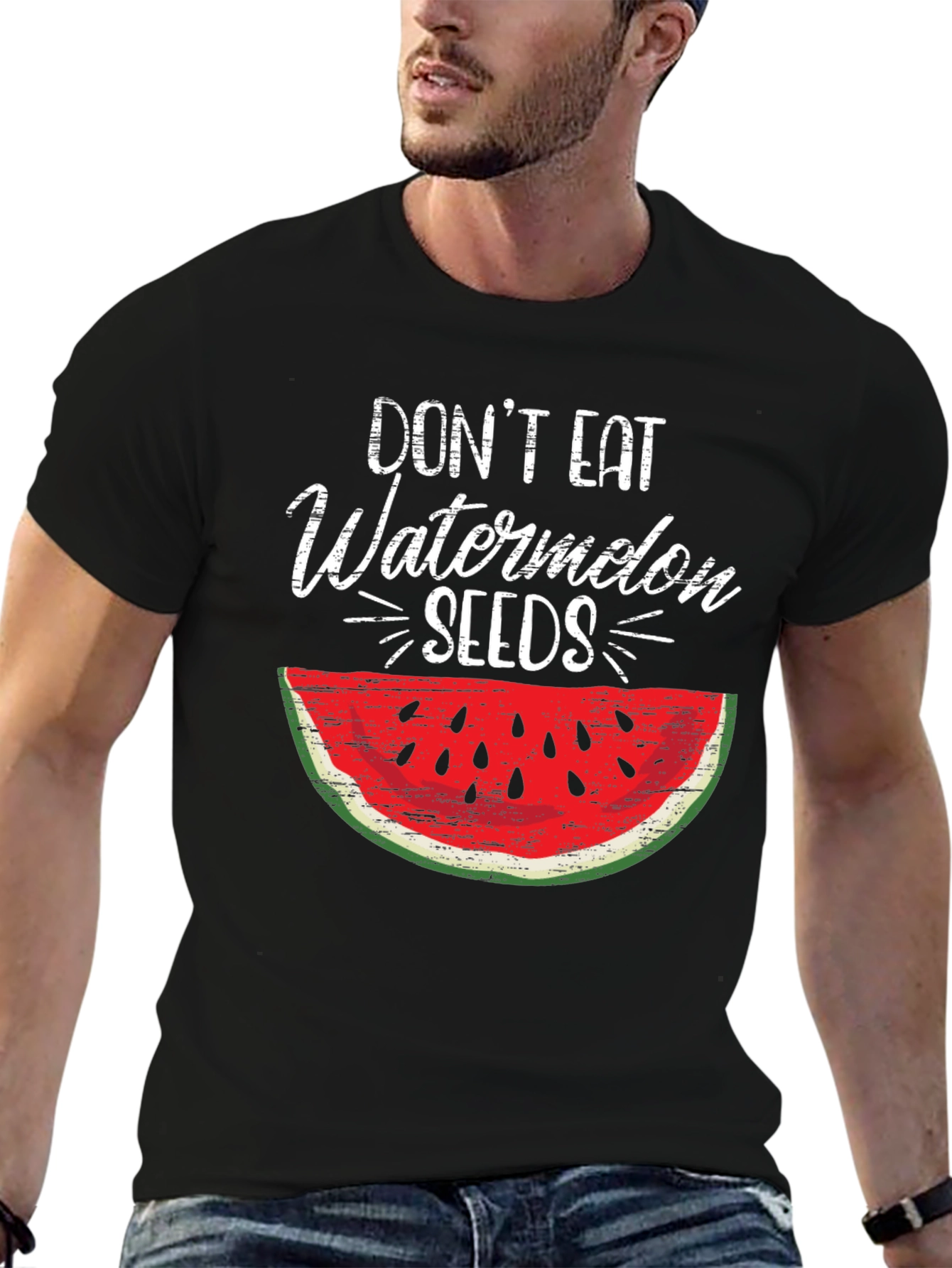 Dont Eat Watermelon Seeds Graphic T-Shirt