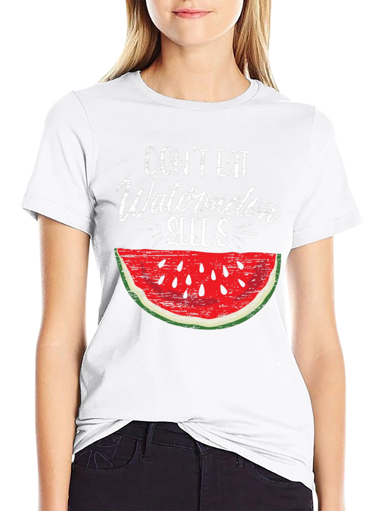 Dont Eat Watermelon Seeds Graphic T-Shirt
