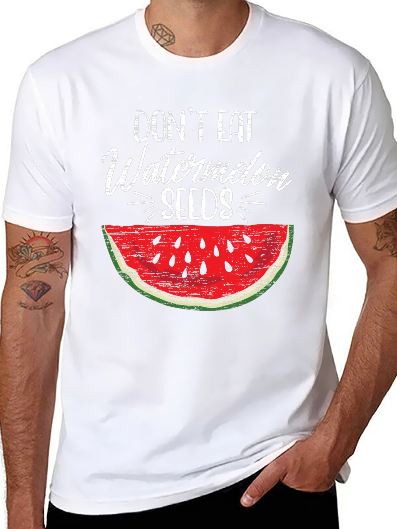 Dont Eat Watermelon Seeds Graphic T-Shirt