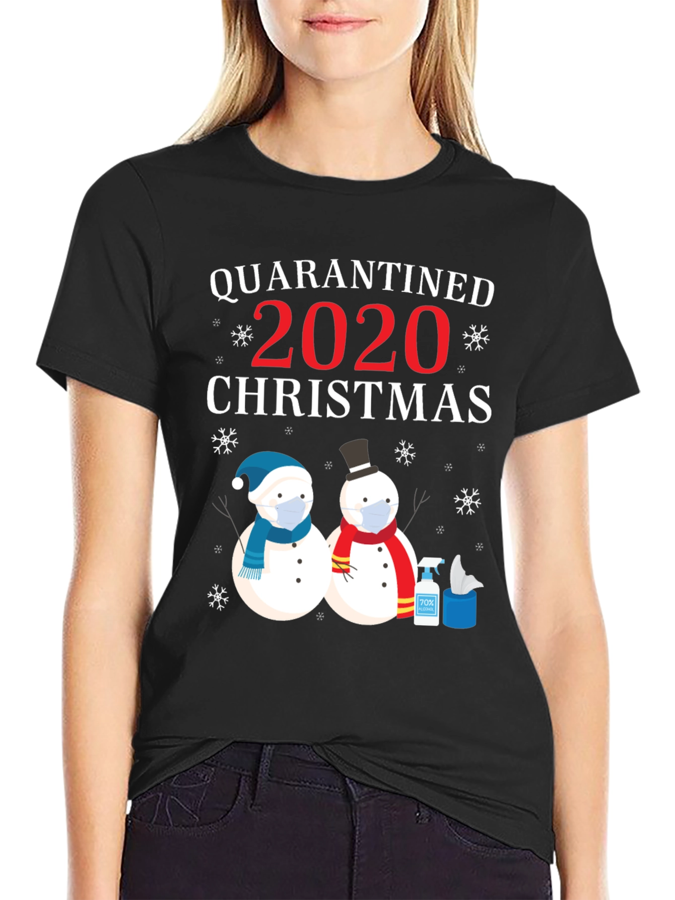 Quarantined 2020 Christmas T-Shirt