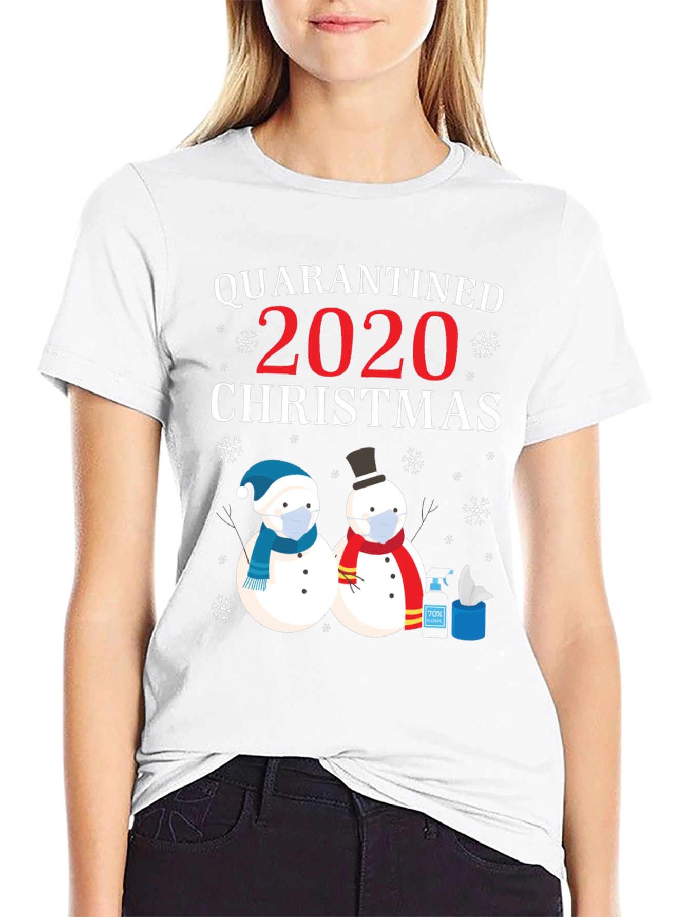 Quarantined 2020 Christmas T-Shirt