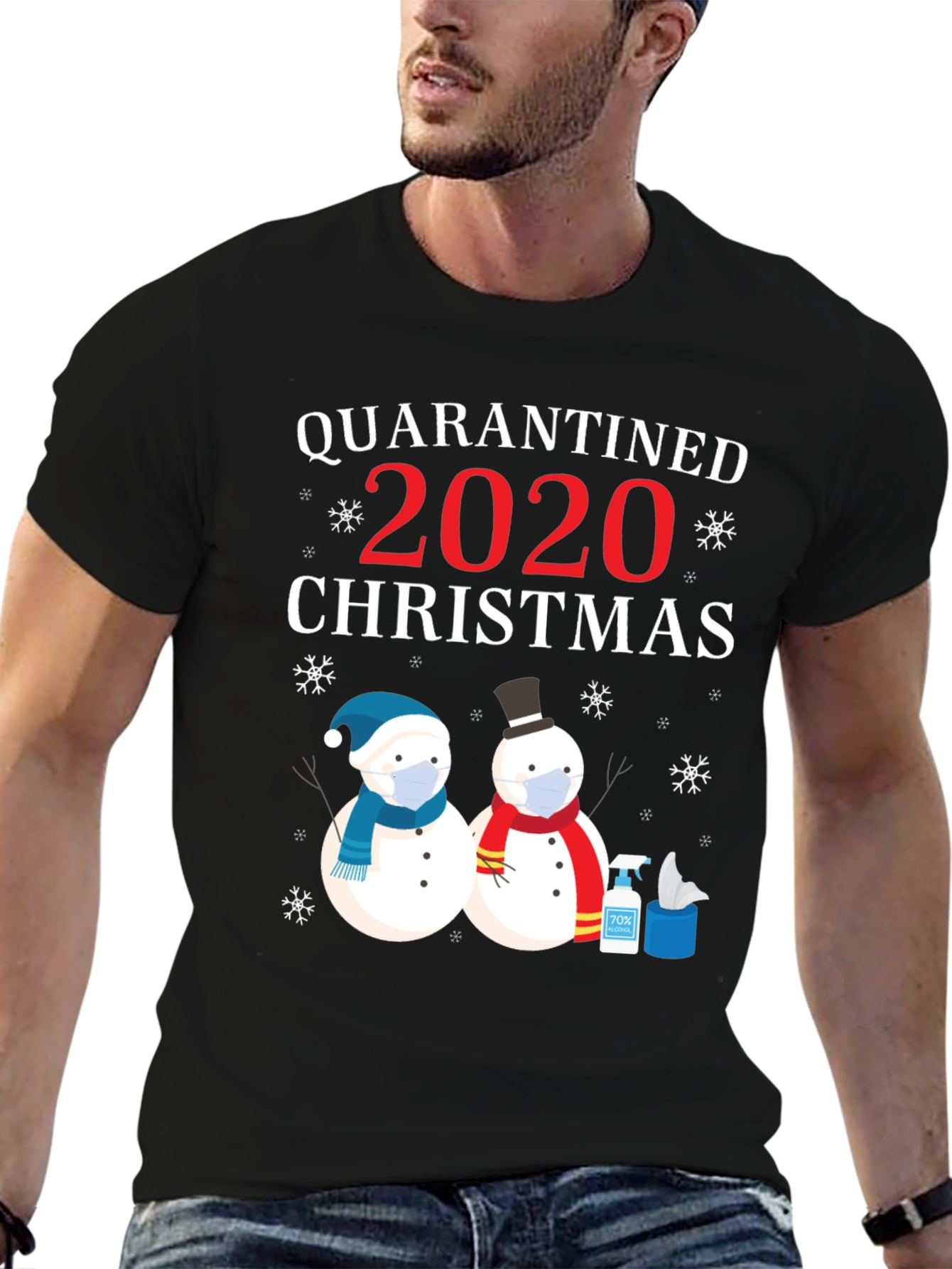 Quarantined 2020 Christmas T-Shirt