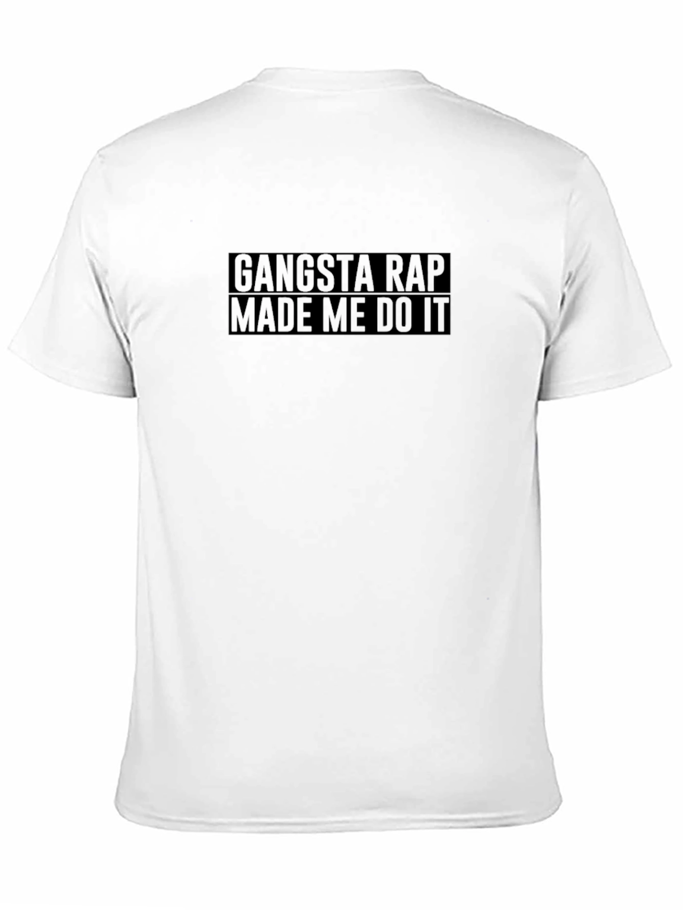 Gangsta Rap Made Me Do It Graphic Tee