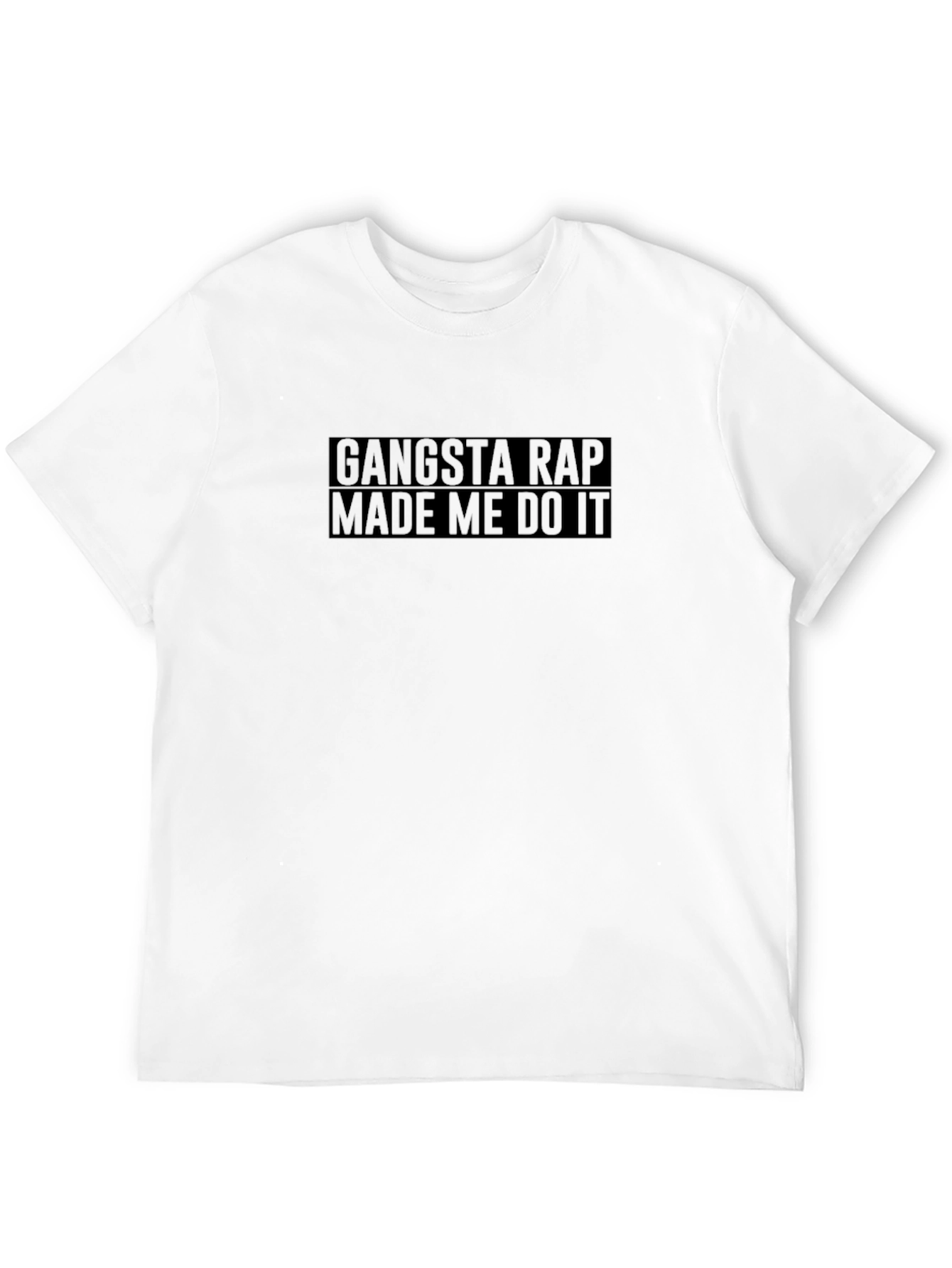 Gangsta Rap Made Me Do It Graphic Tee