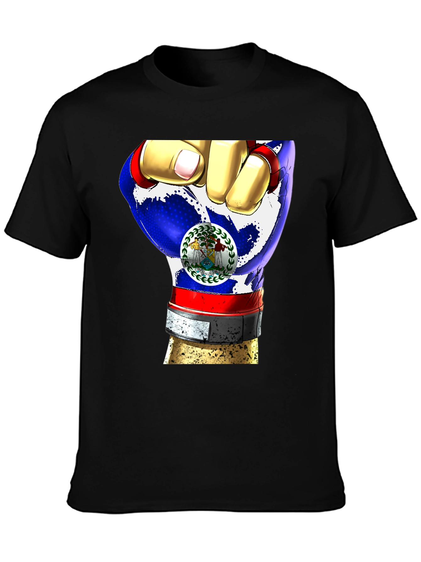 Belize Fist Flag T-Shirt - Patriot Pride