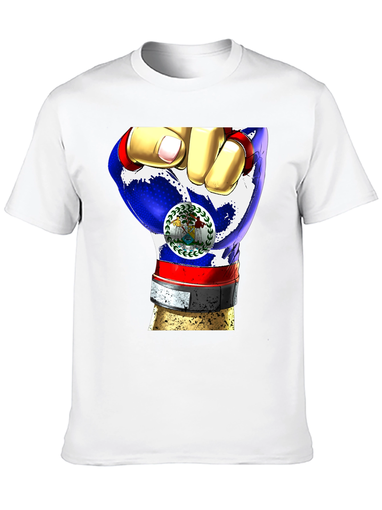 Belize Fist Flag T-Shirt - Patriot Pride