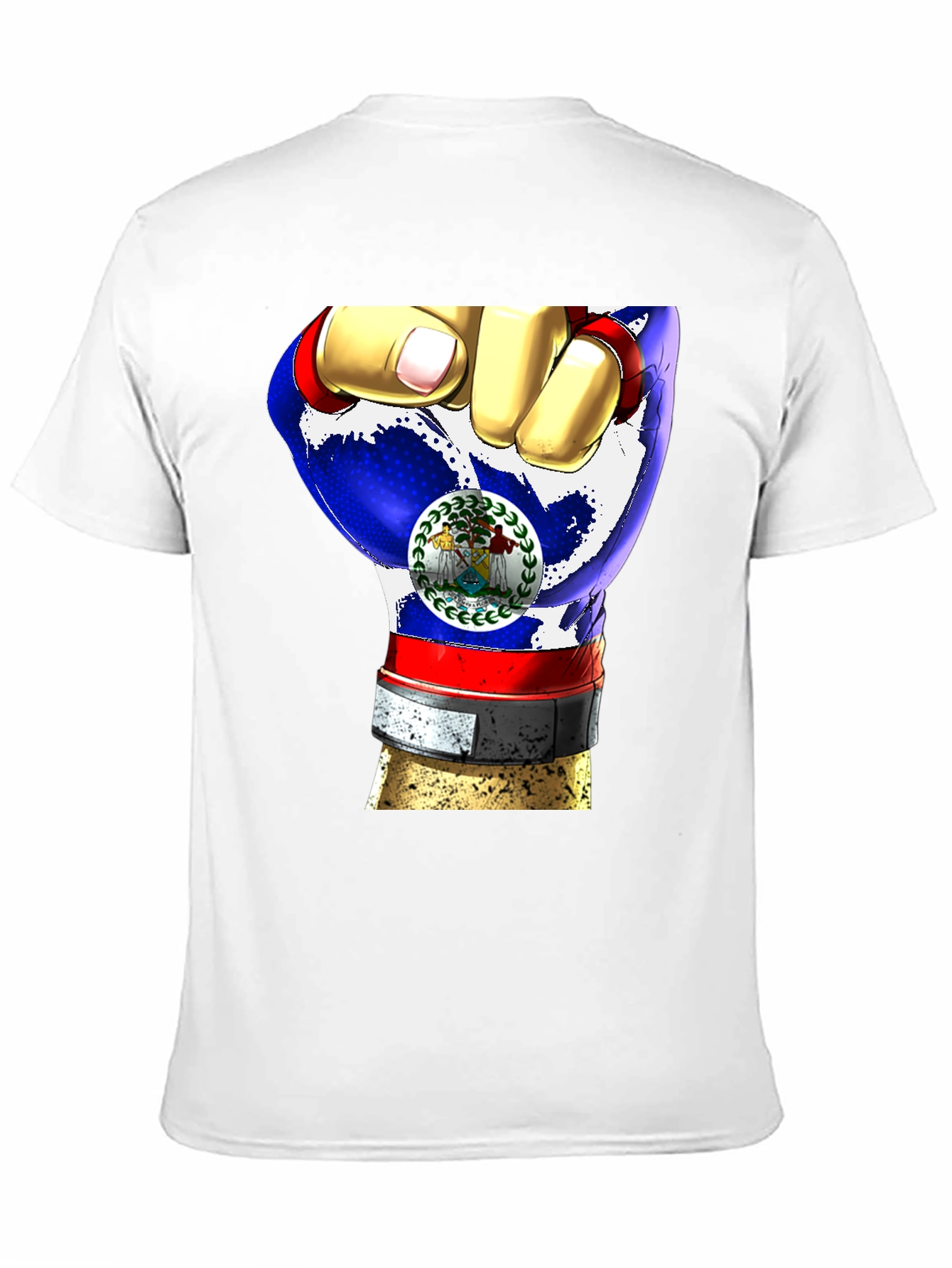 Belize Fist Flag T-Shirt - Patriot Pride