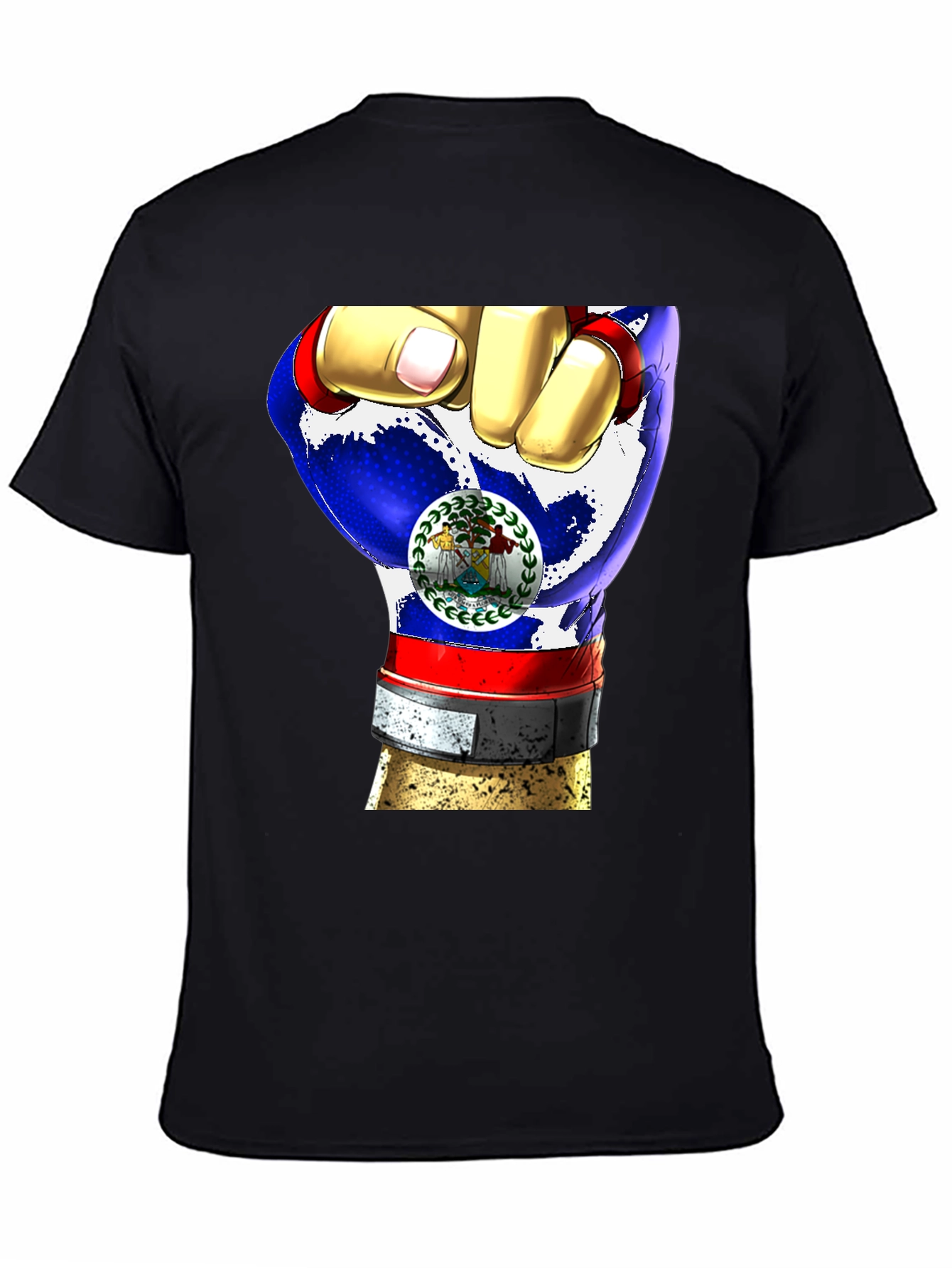 Belize Fist Flag T-Shirt - Patriot Pride
