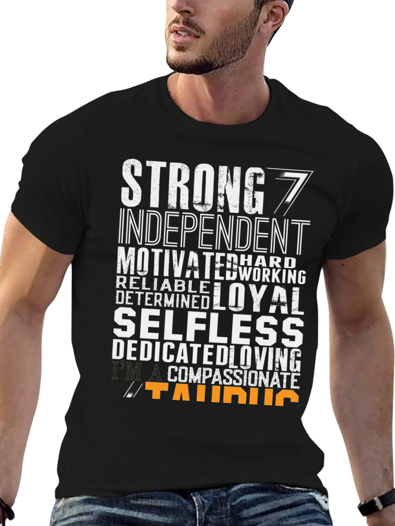 Taurus Zodiac Sign T-Shirt - Strong Loyal Selfless