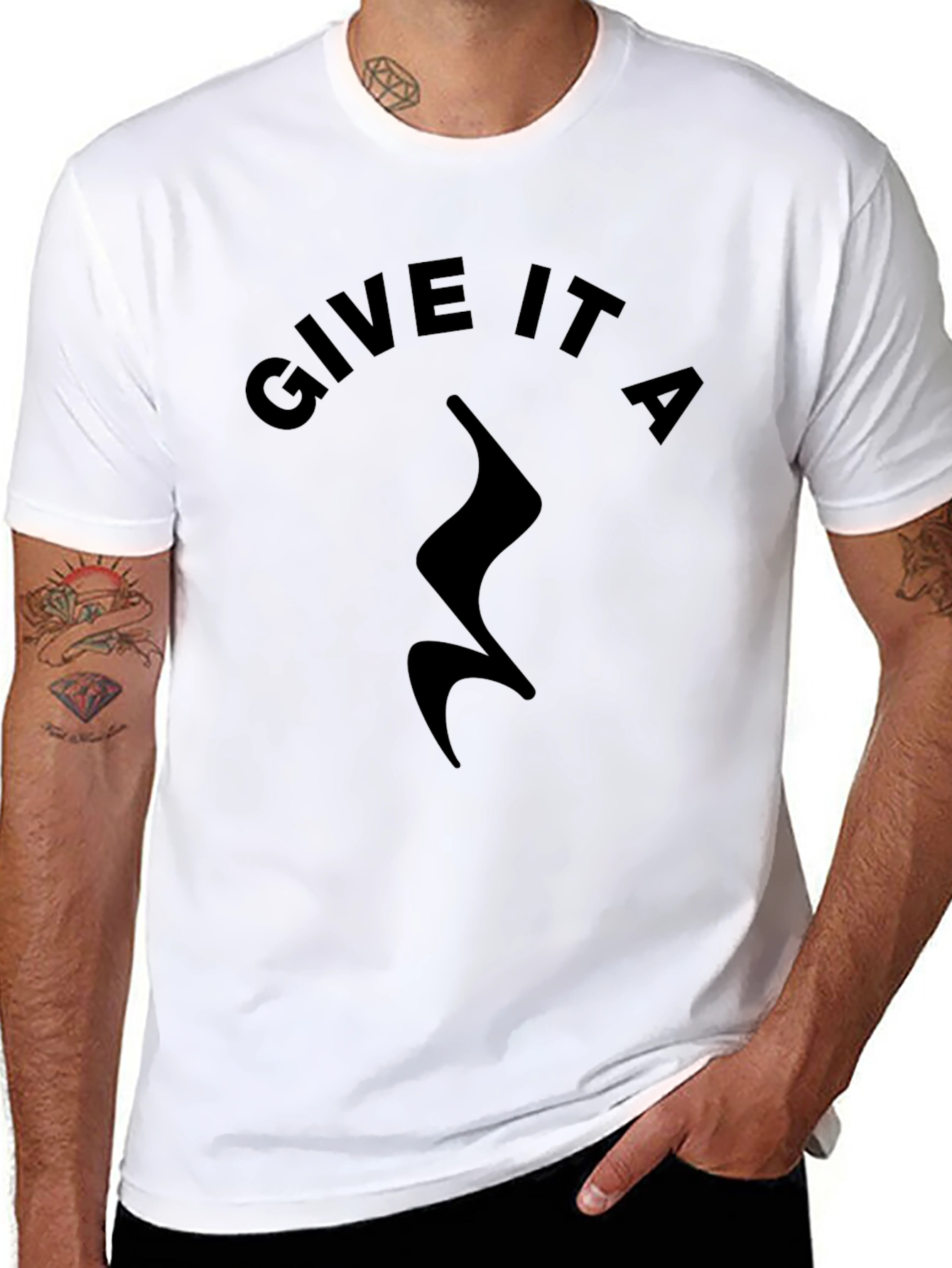 Give It a Rest T-Shirt - Black Graphic Tee