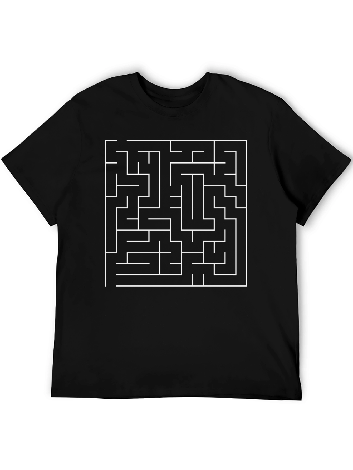 Maze Graphic Print T-Shirt
