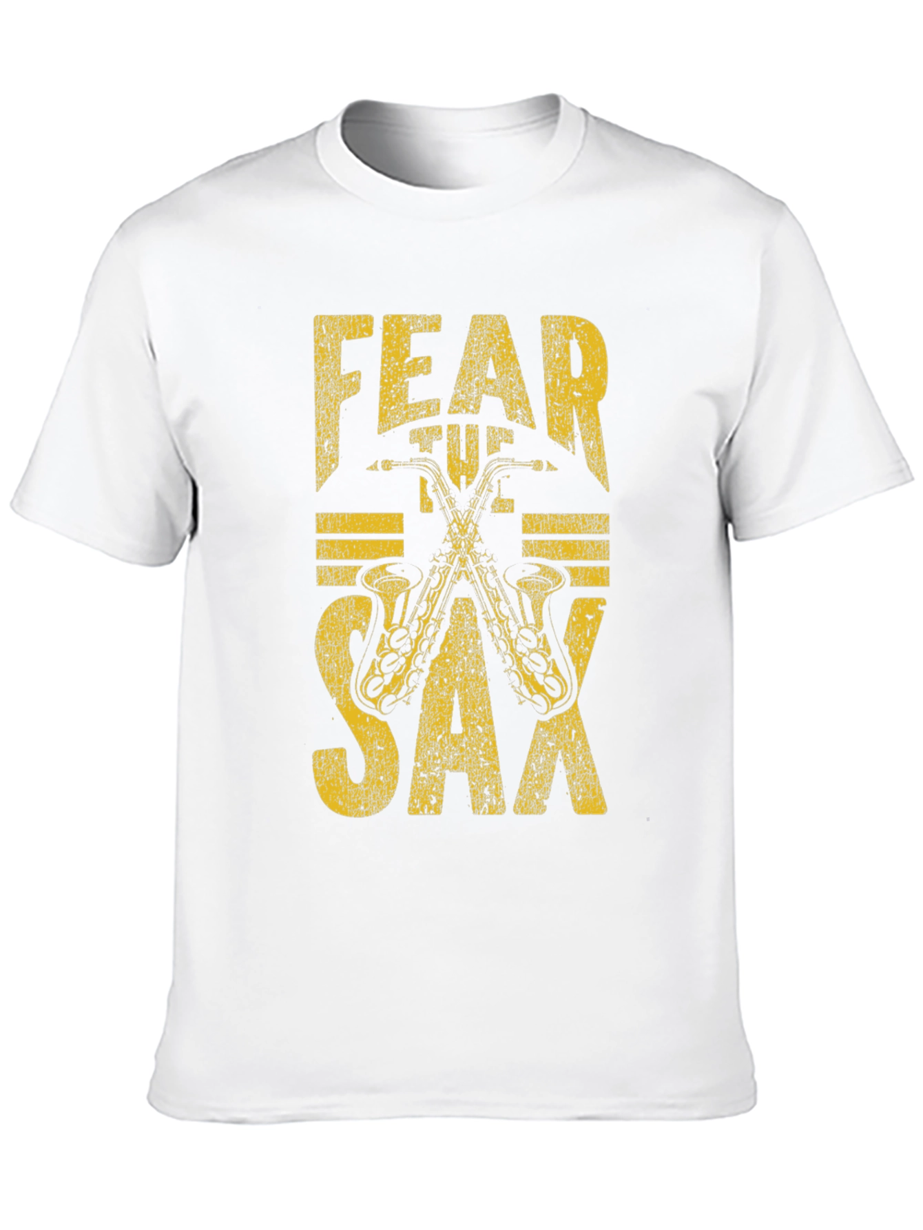 Fear The Sax T-Shirt: Musicians Graphic Tee