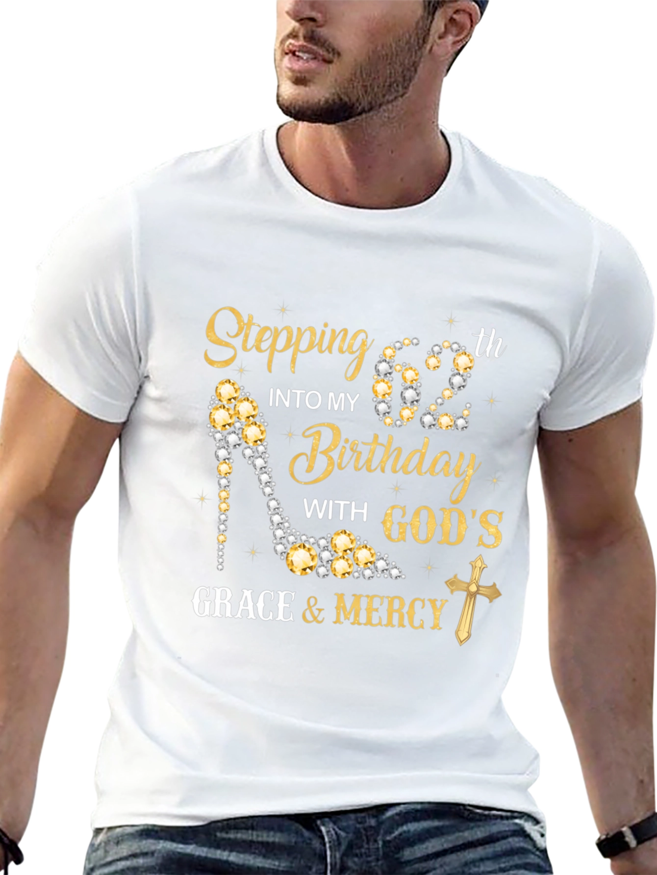 Stepping into 62nd Birthday Grace T-Shirt