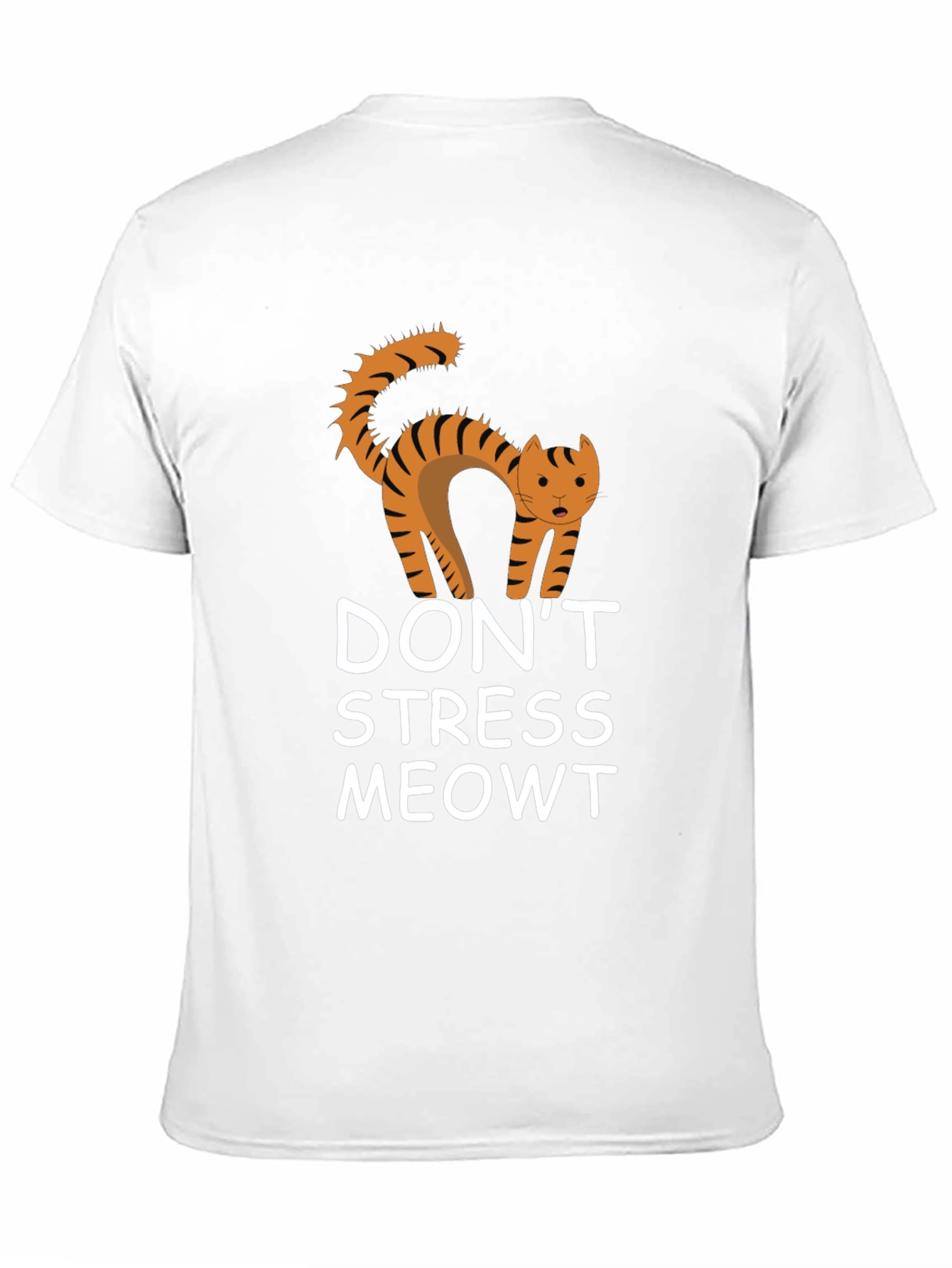 Dont Stress Meowt Black Graphic Tee