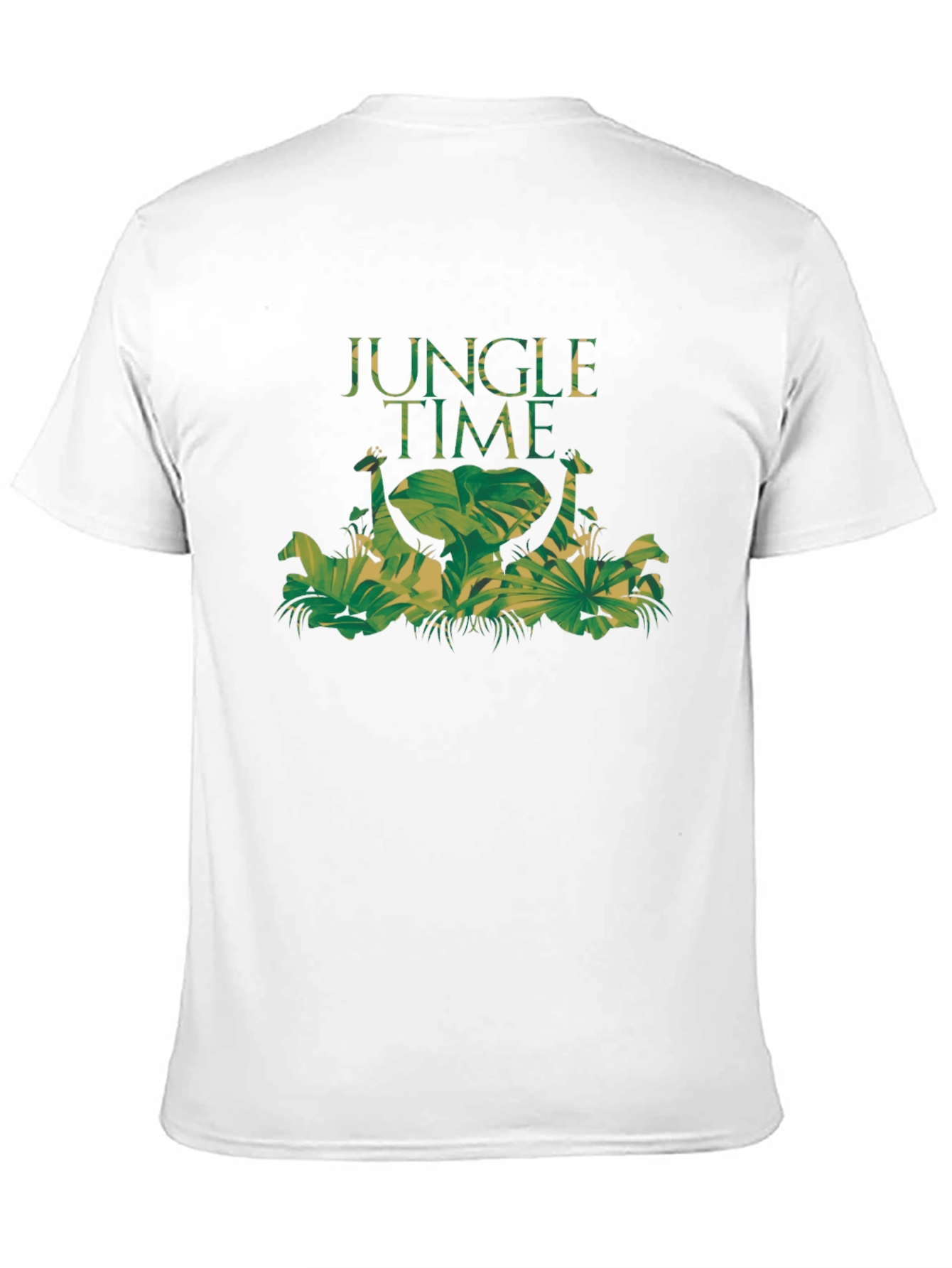 Jungle Time Graphic Tee - Nature Inspired Black T-Shirt
