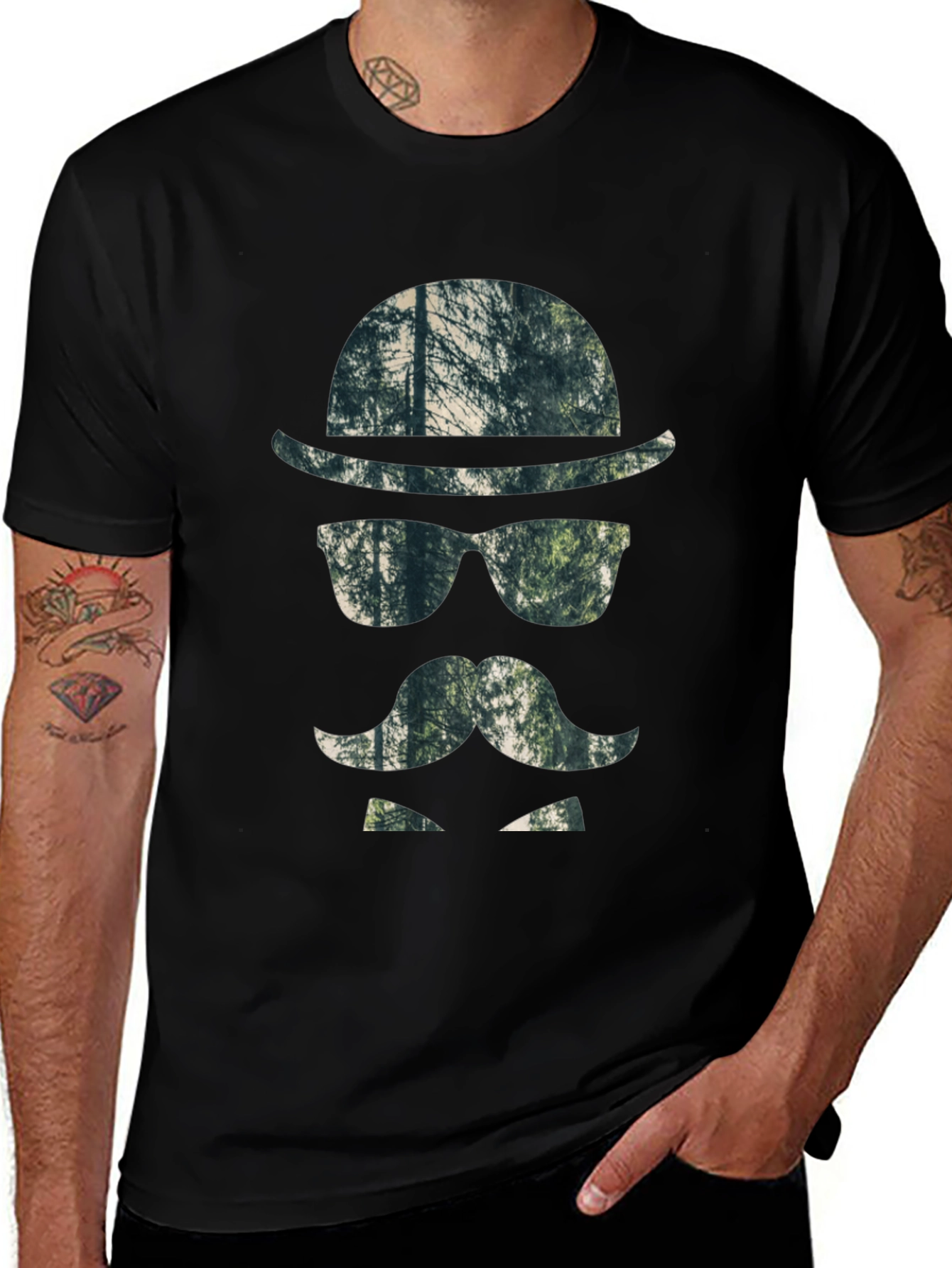 Cool Graphic Tee - Forest Gentleman Design