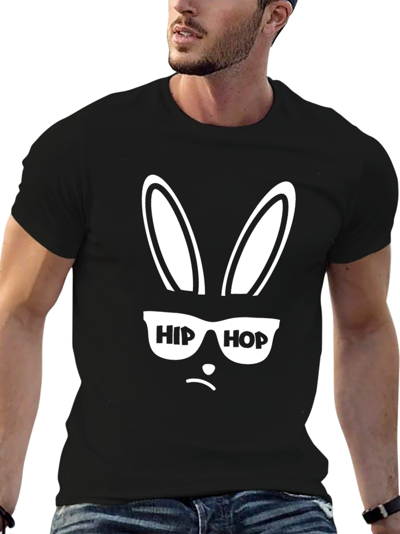 Hip Hop Bunny T-Shirt - Cool Easter Tee
