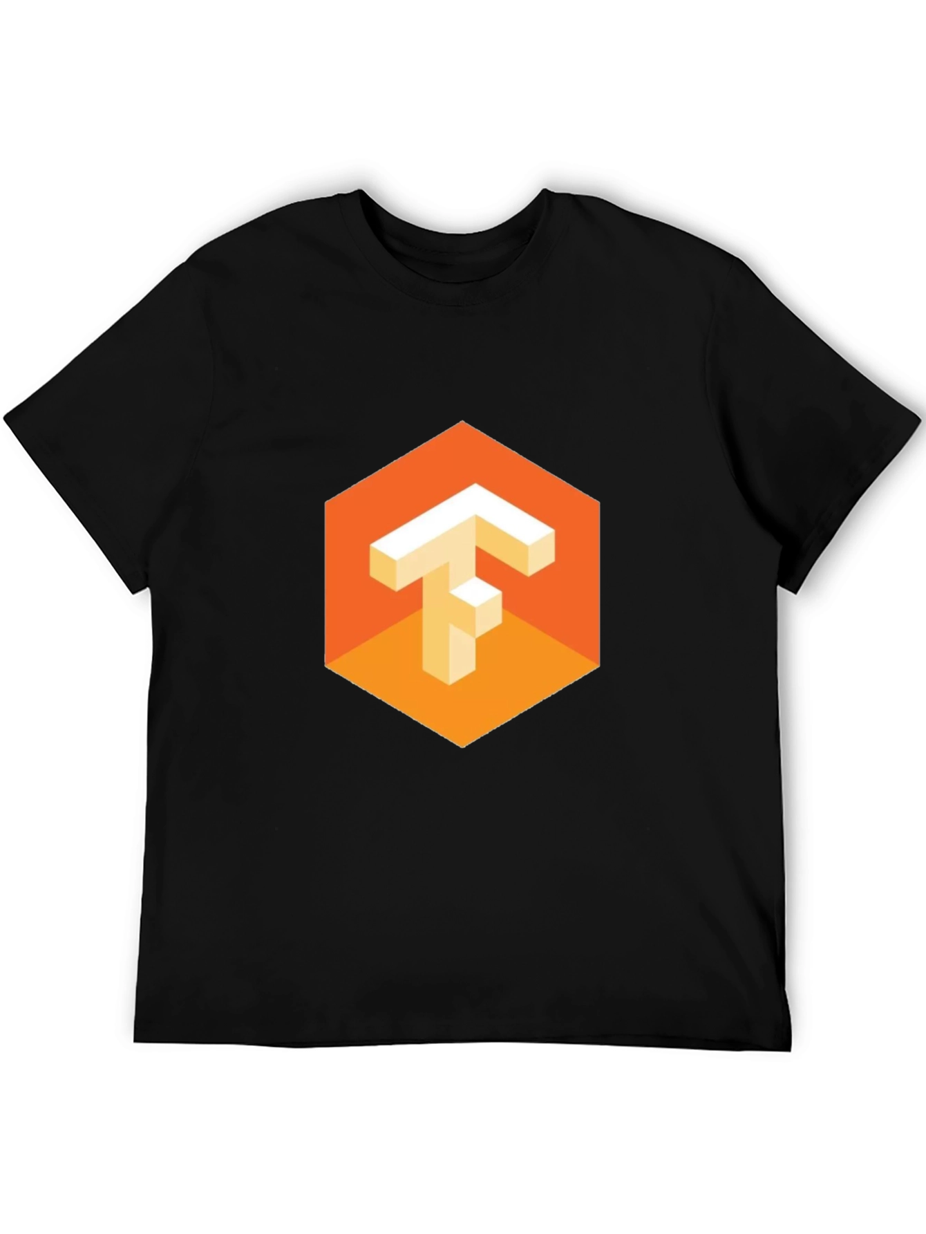 TensorFlow Logo Black T-Shirt