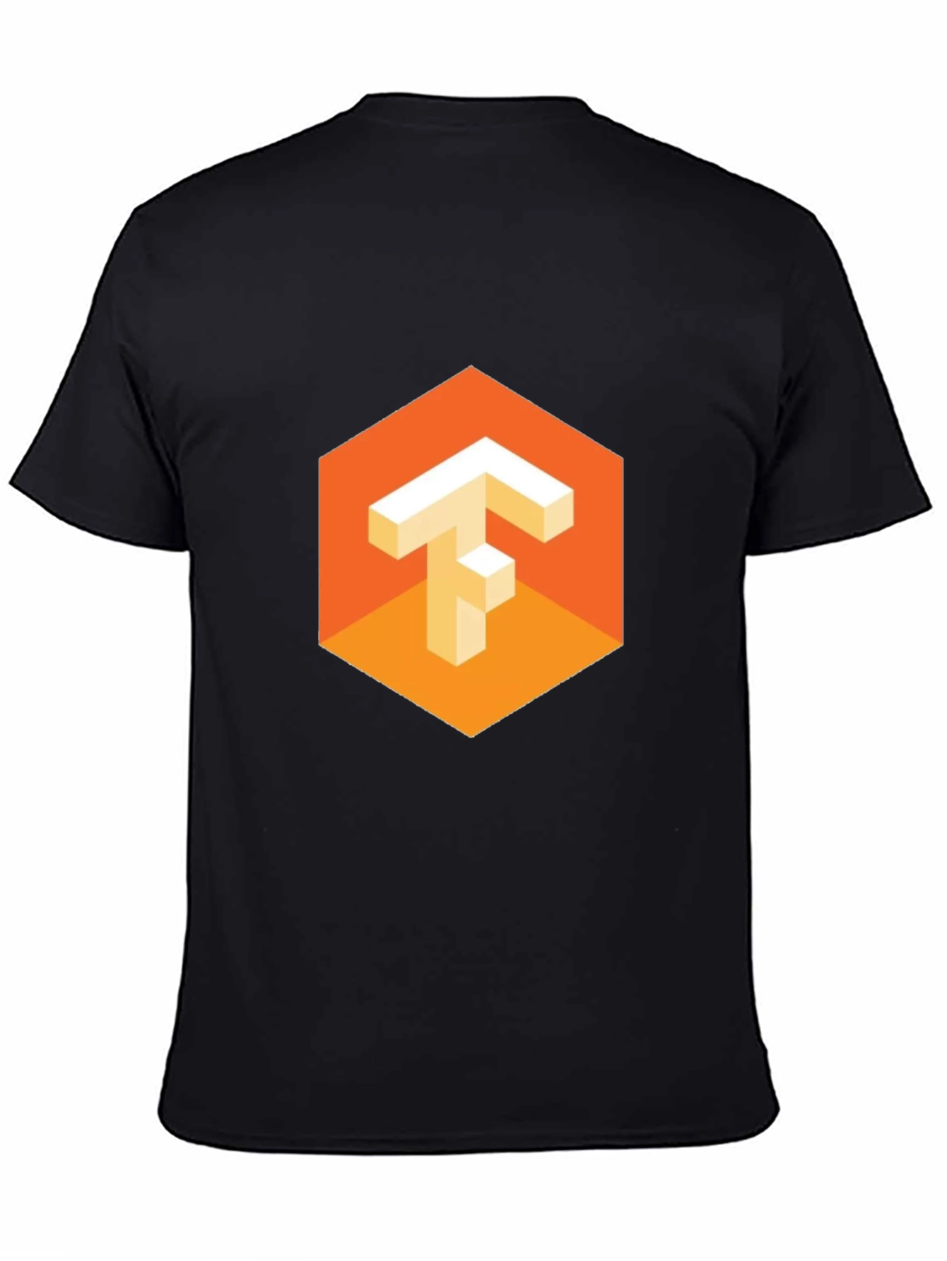 TensorFlow Logo Black T-Shirt