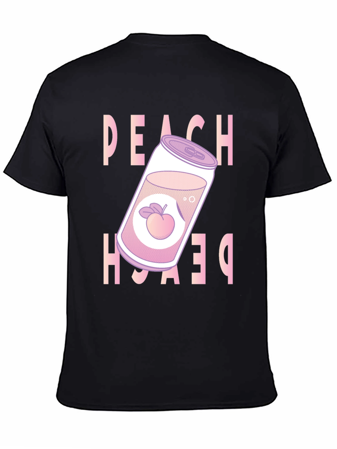 Peach Soda Graphic Tee - Trendy Unisex T-Shirt