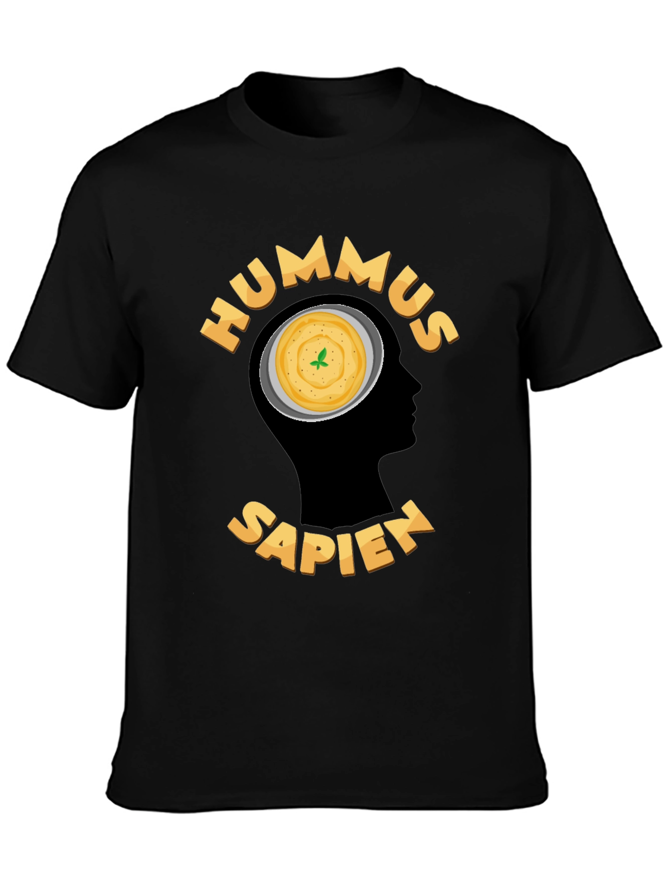 Hummus Sapien Graphic T-Shirt - Foodie Humor Tee