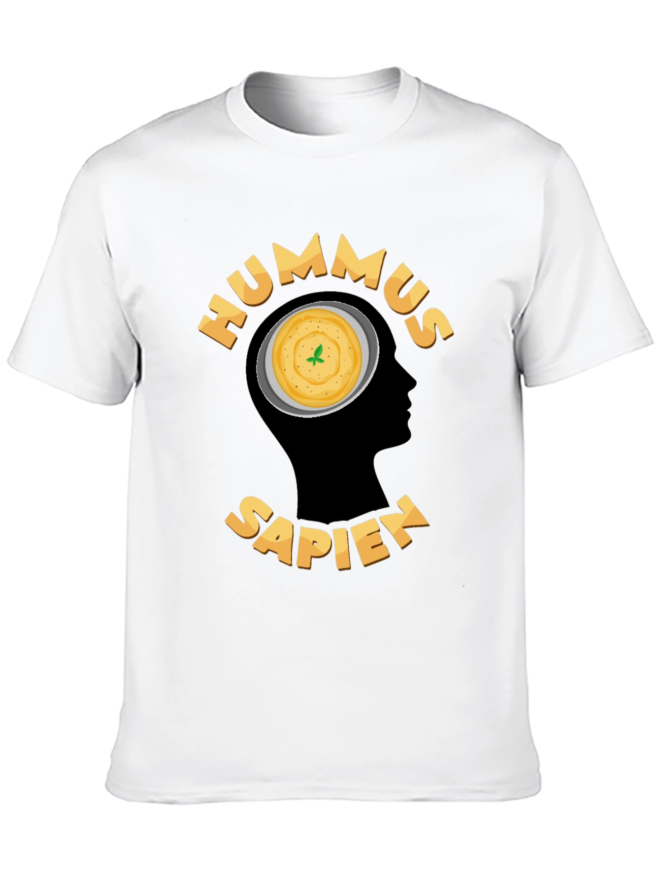 Hummus Sapien Graphic T-Shirt - Foodie Humor Tee