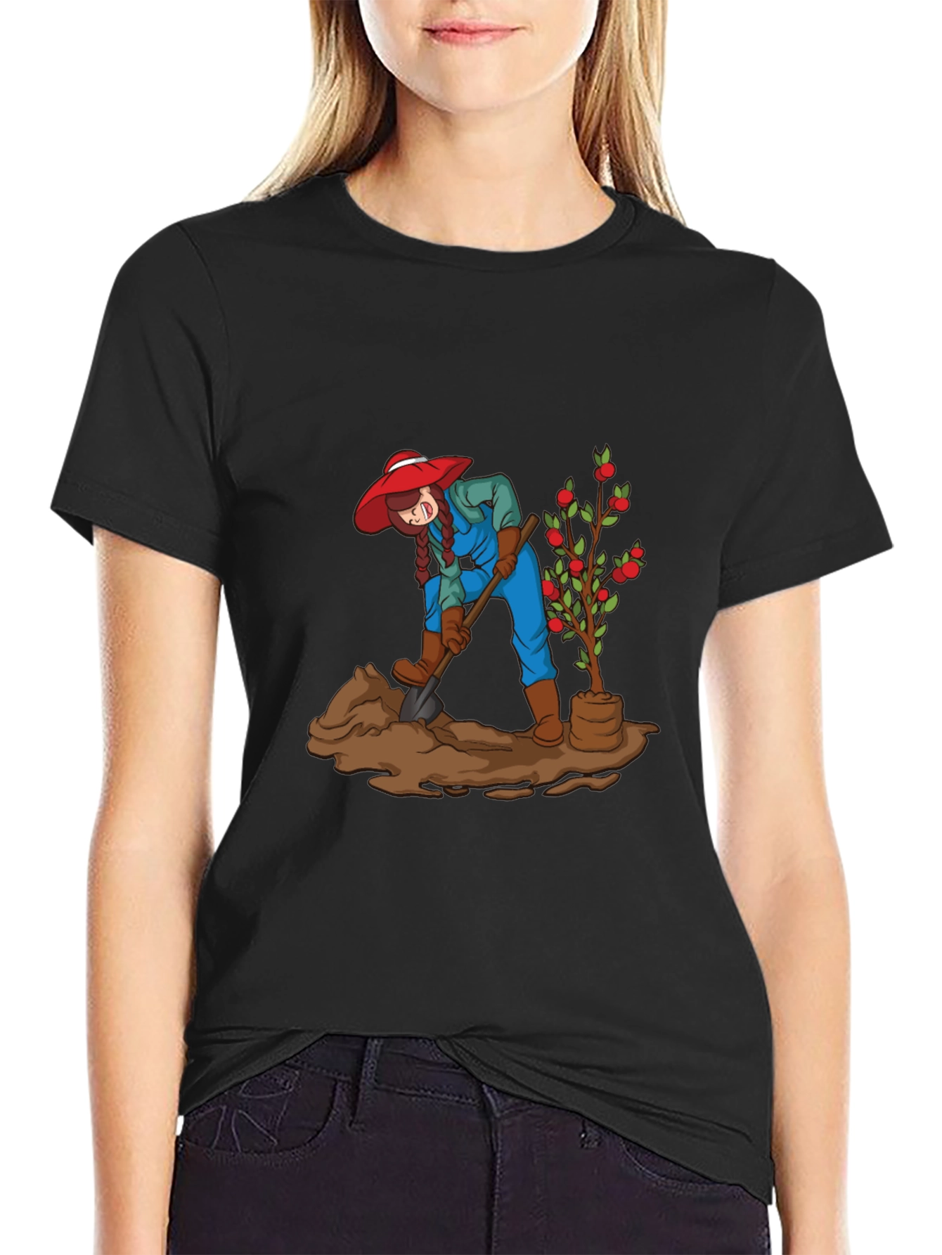 Gardener Graphic Black T-Shirt