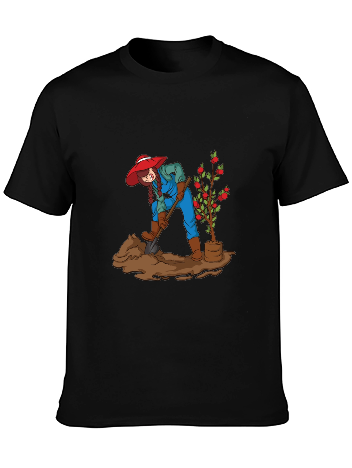 Gardener Graphic Black T-Shirt