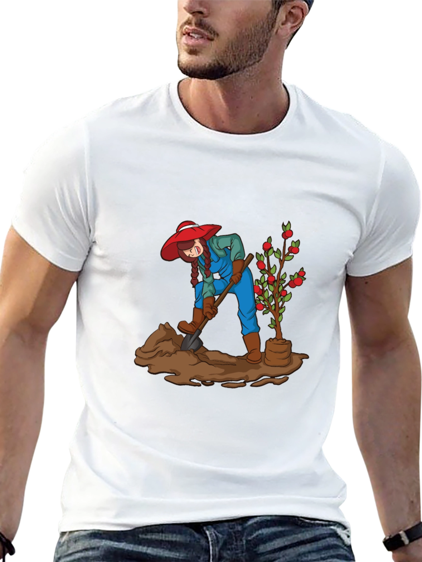 Gardener Graphic Black T-Shirt