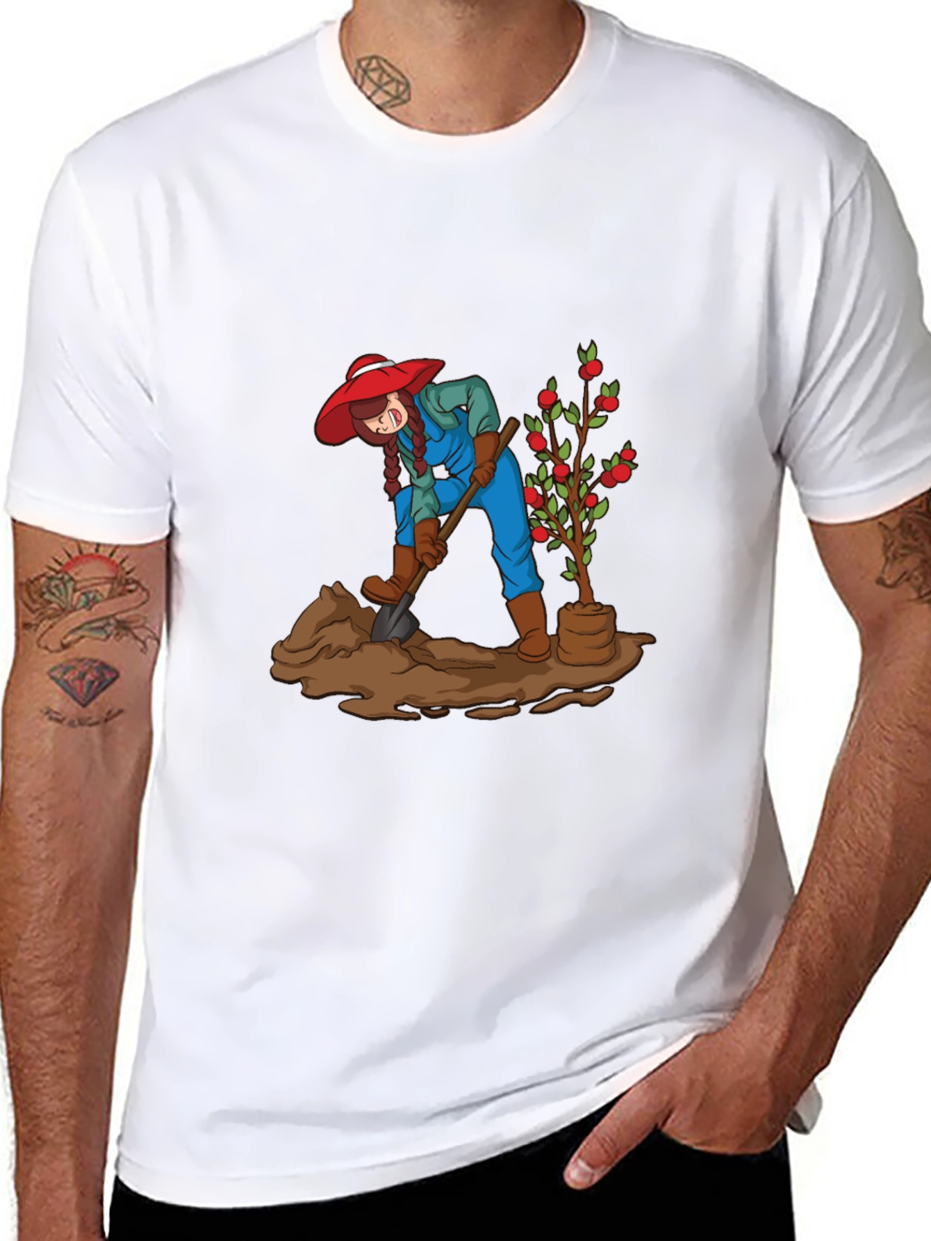 Gardener Graphic Black T-Shirt