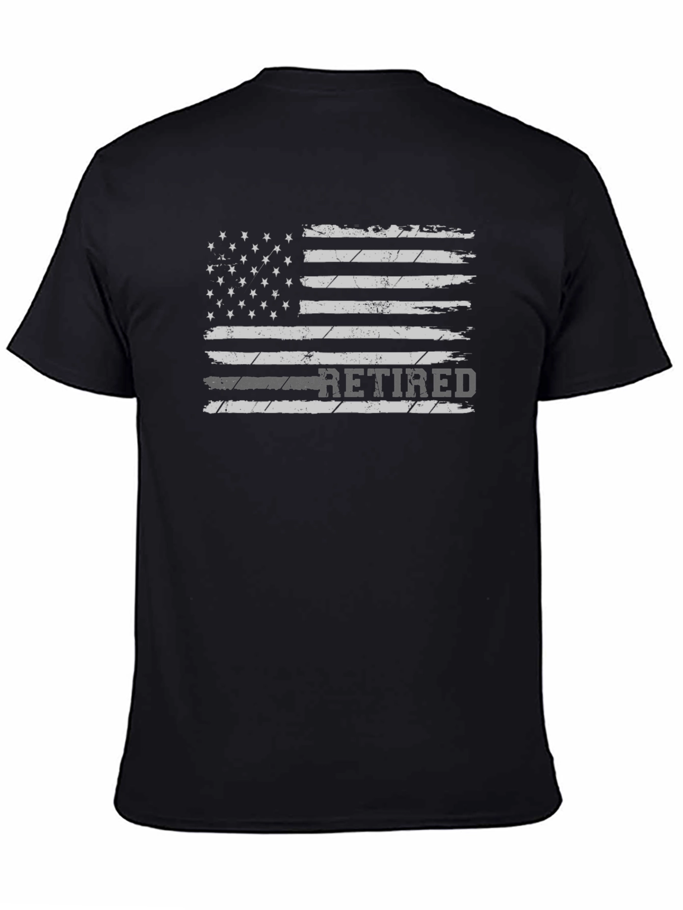 Retired American Flag T-Shirt
