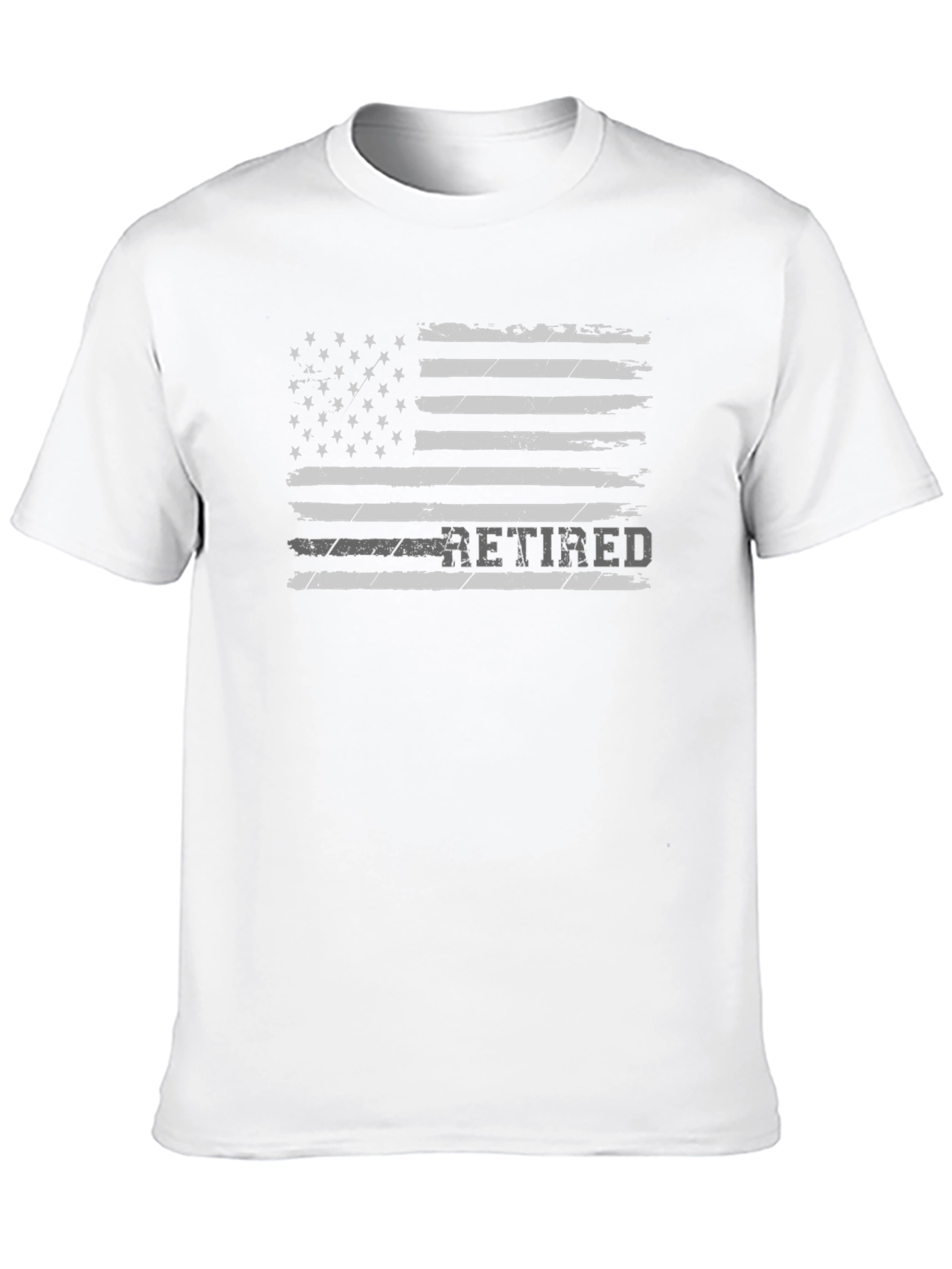 Retired American Flag T-Shirt