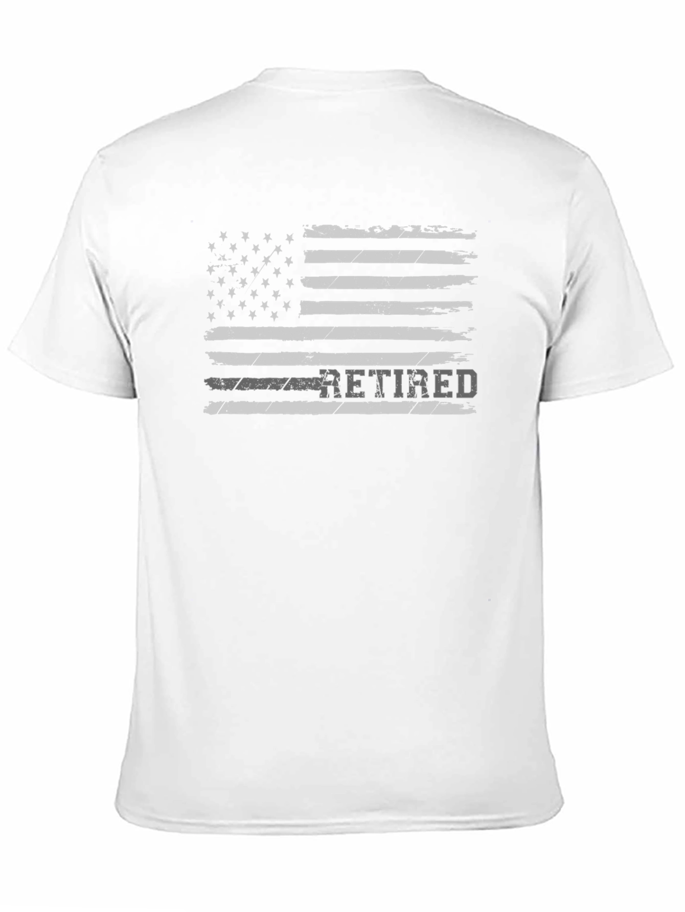 Retired American Flag T-Shirt
